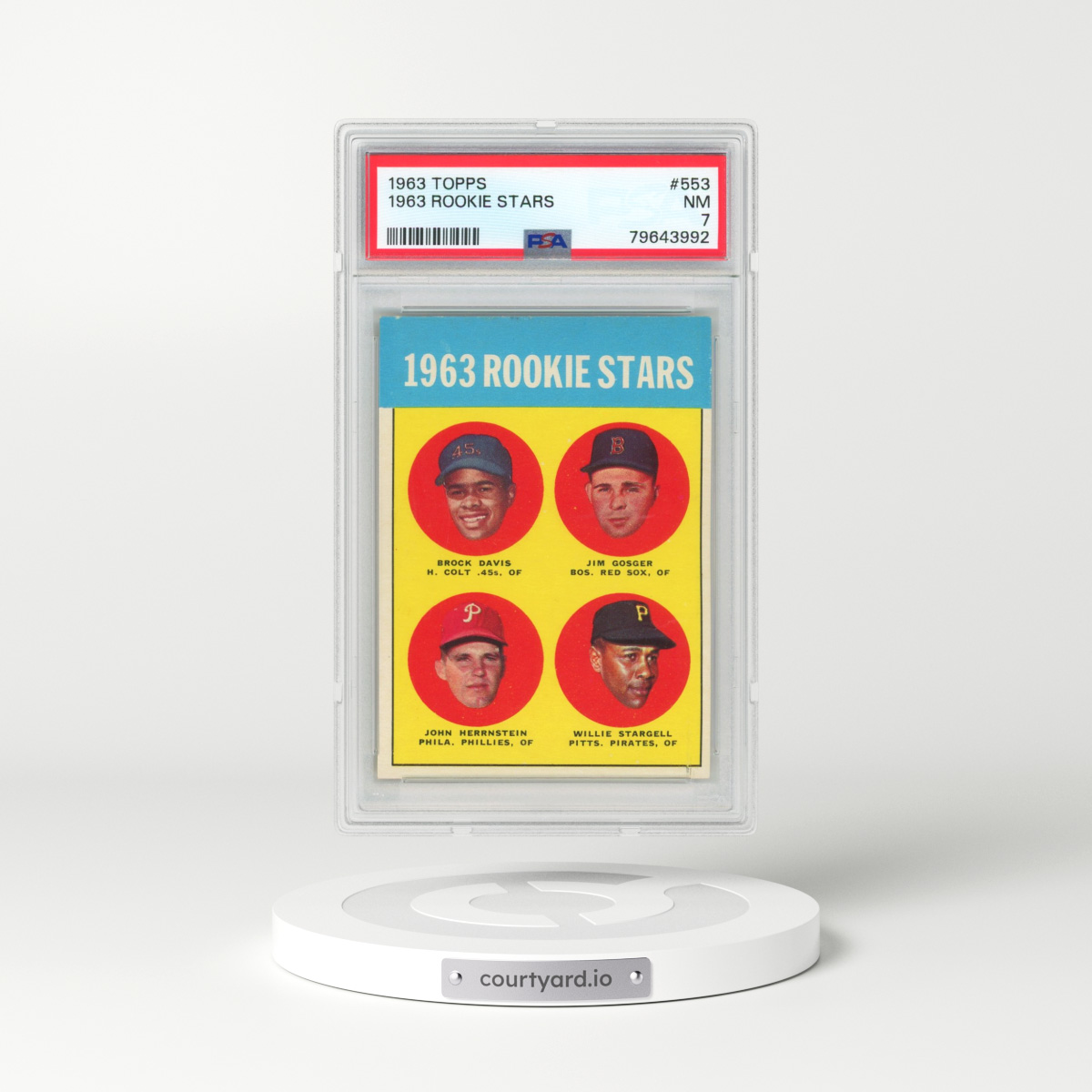 1963 Topps #553 1963 Rookie Stars (PSA 7 NM)