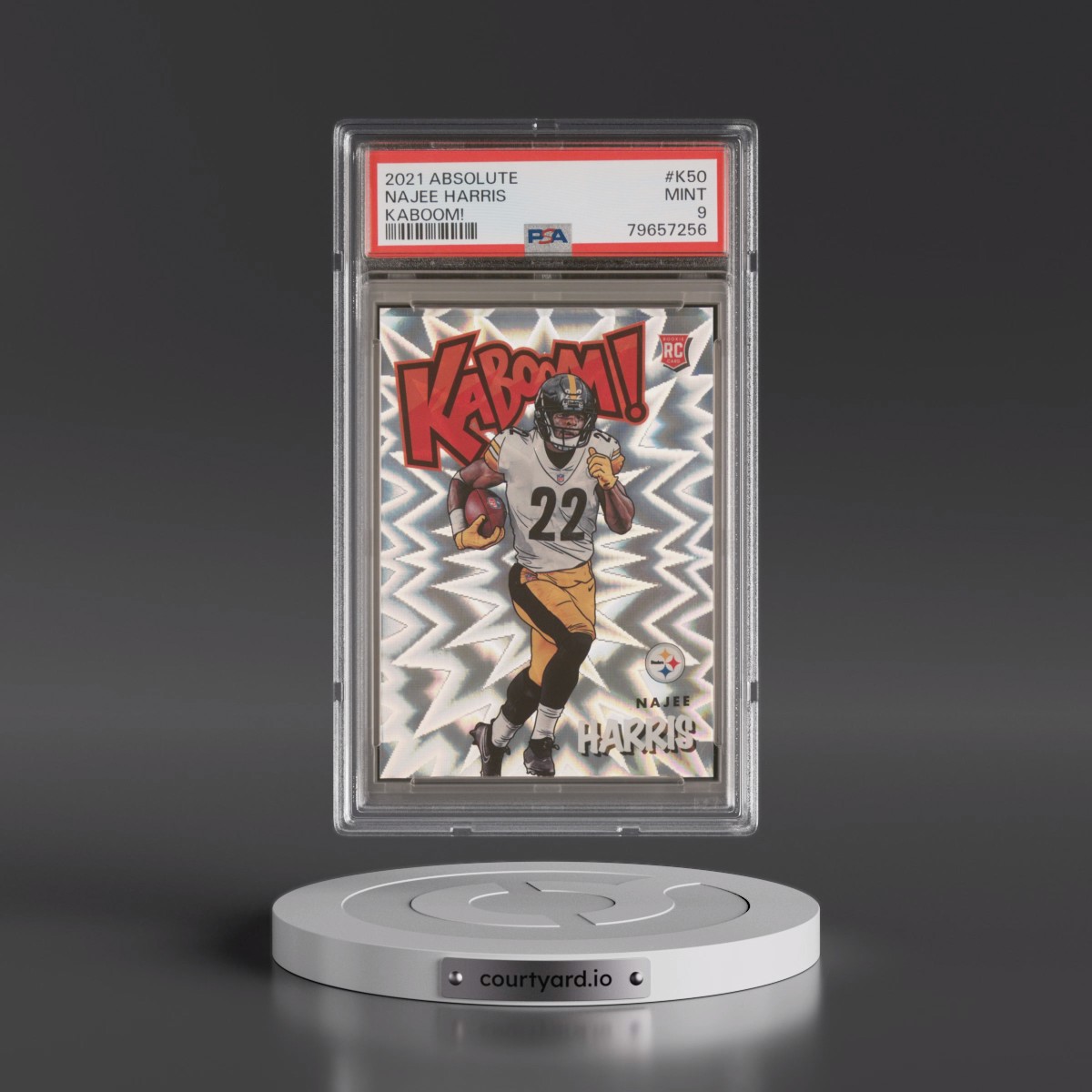 2021 Panini Absolute Kaboom! #K50 Najee Harris (PSA 9 MINT)