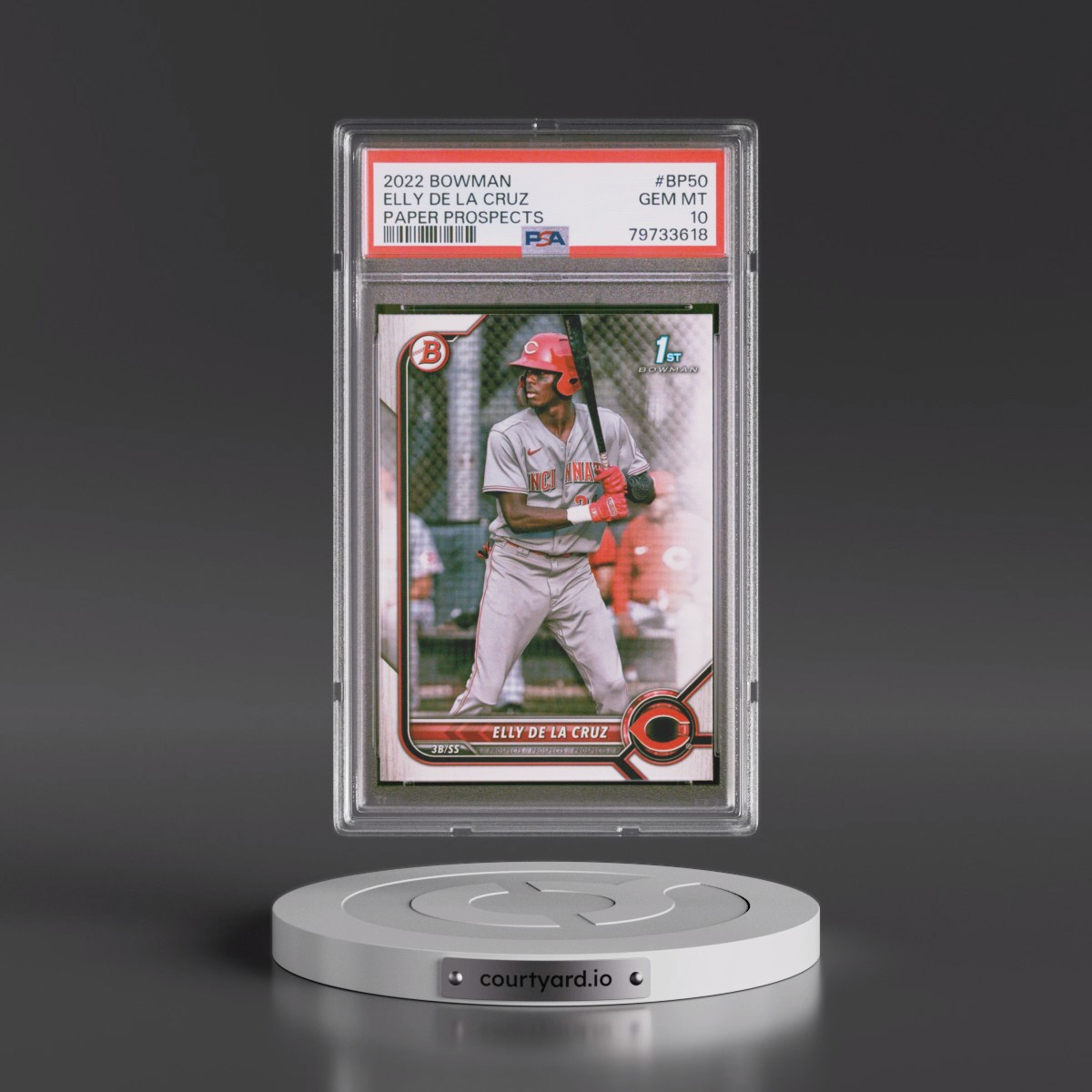 2022 Bowman Paper Prospects #BP50 Elly de La Cruz (PSA 10 GEM MINT)