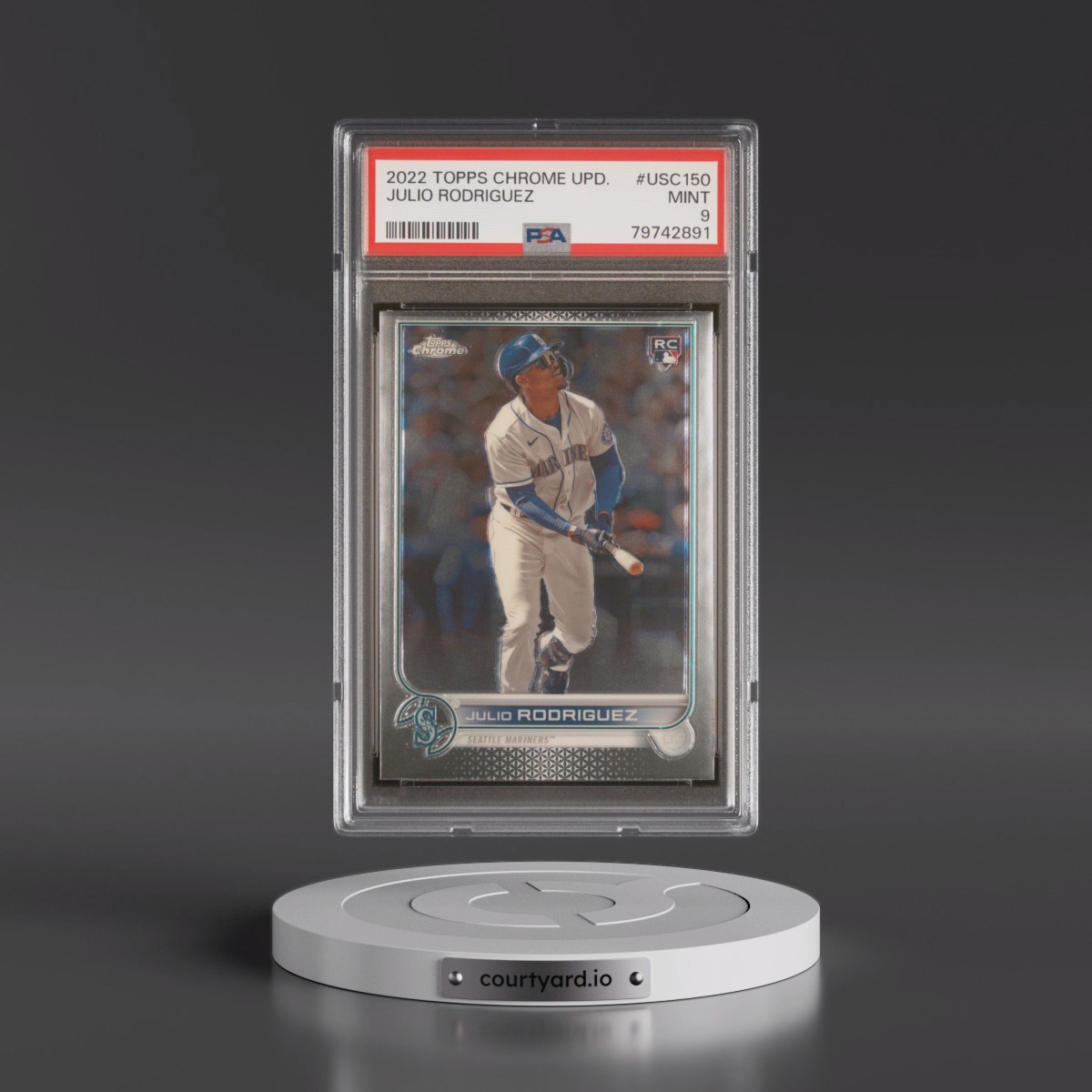 2022 Topps Chrome Update #USC150 Julio Rodriguez (PSA 9 MINT)