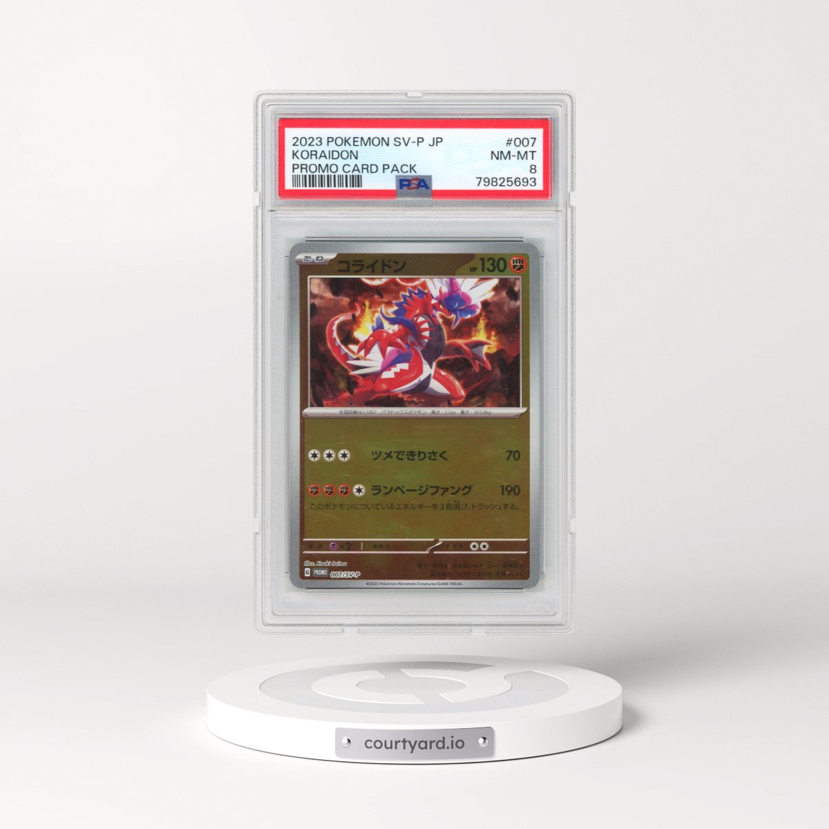 2023 Pokémon SV-P Promo #007 Koraidon - Promo Card Pack (PSA 8 NM-MT)