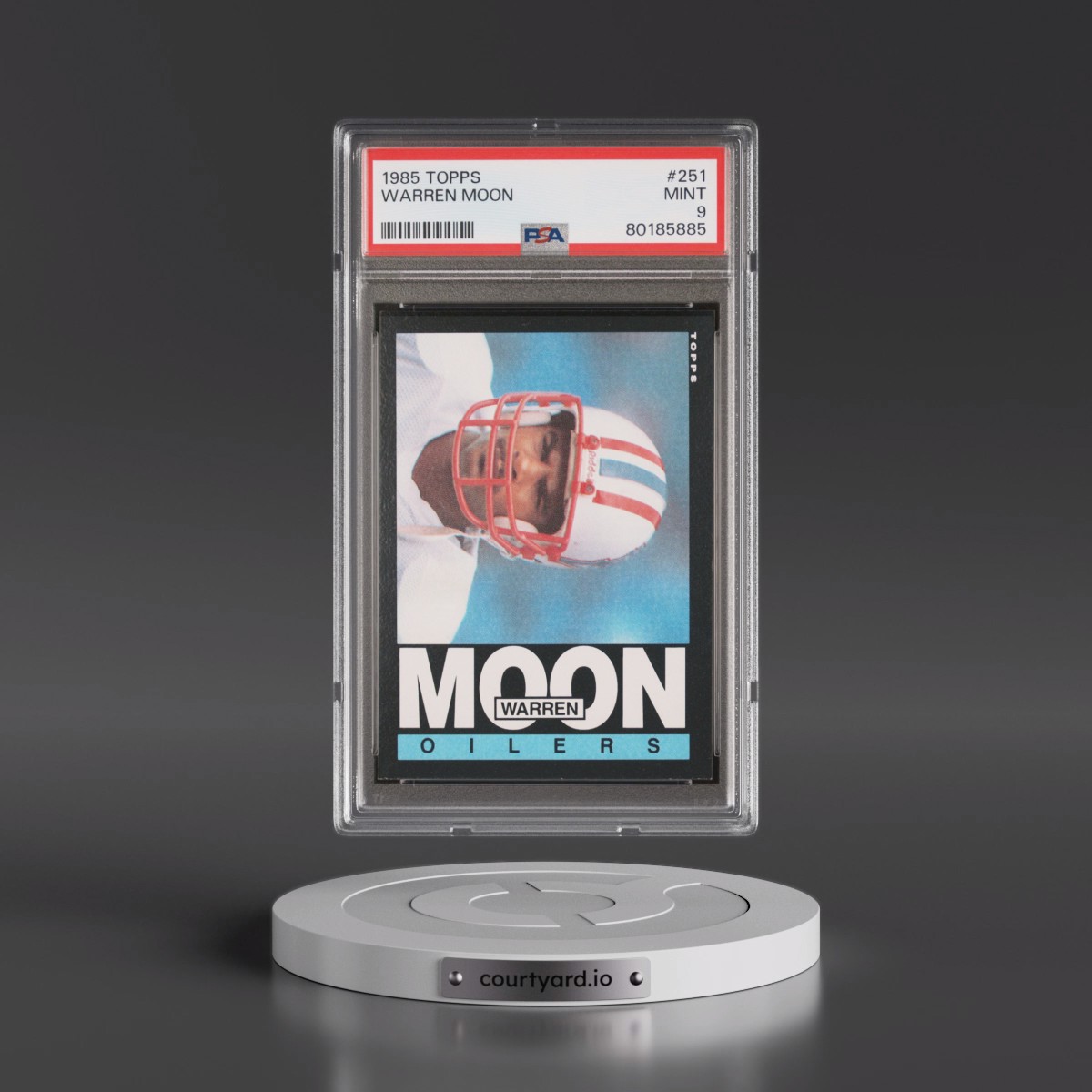 1985 Topps #251 Warren Moon (PSA 9 MINT)
