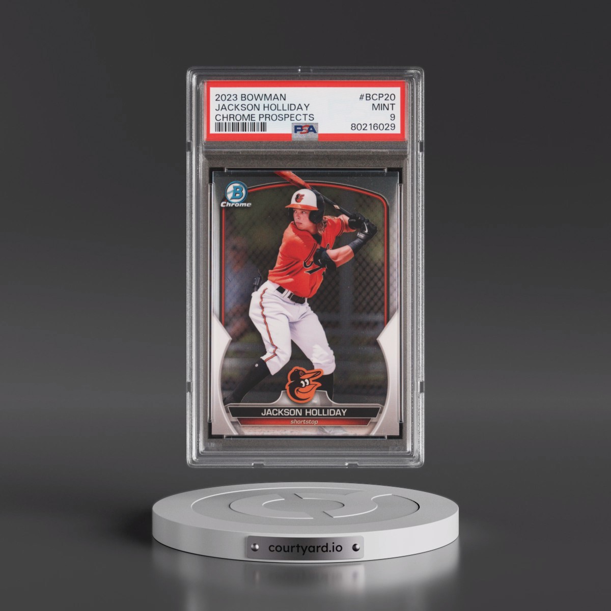 2023 Bowman Chrome Prospects #BCP20 Jackson Holliday (PSA 9 MINT)