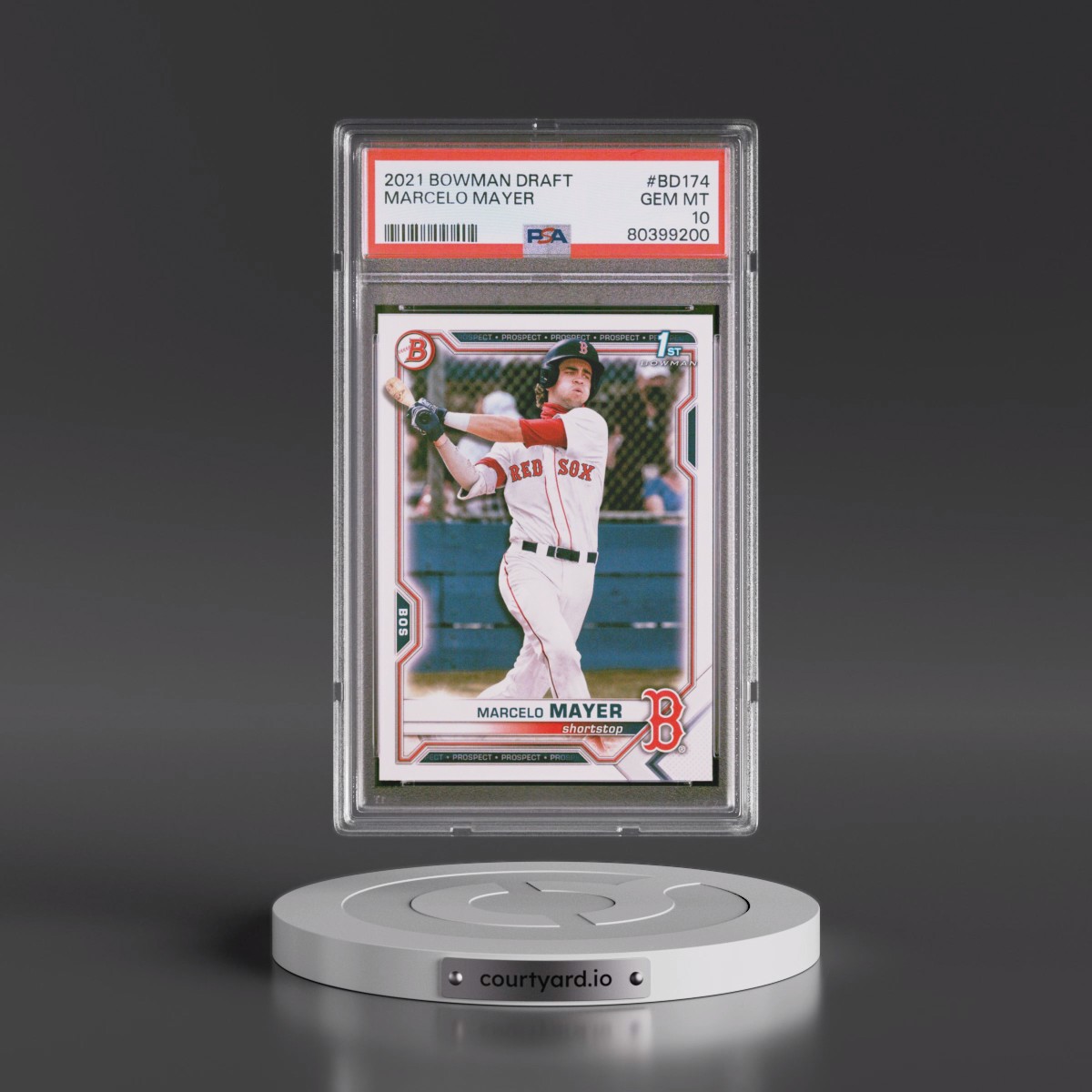 2021 Bowman Draft #BD174 Marcelo Mayer (PSA 10 GEM MINT)