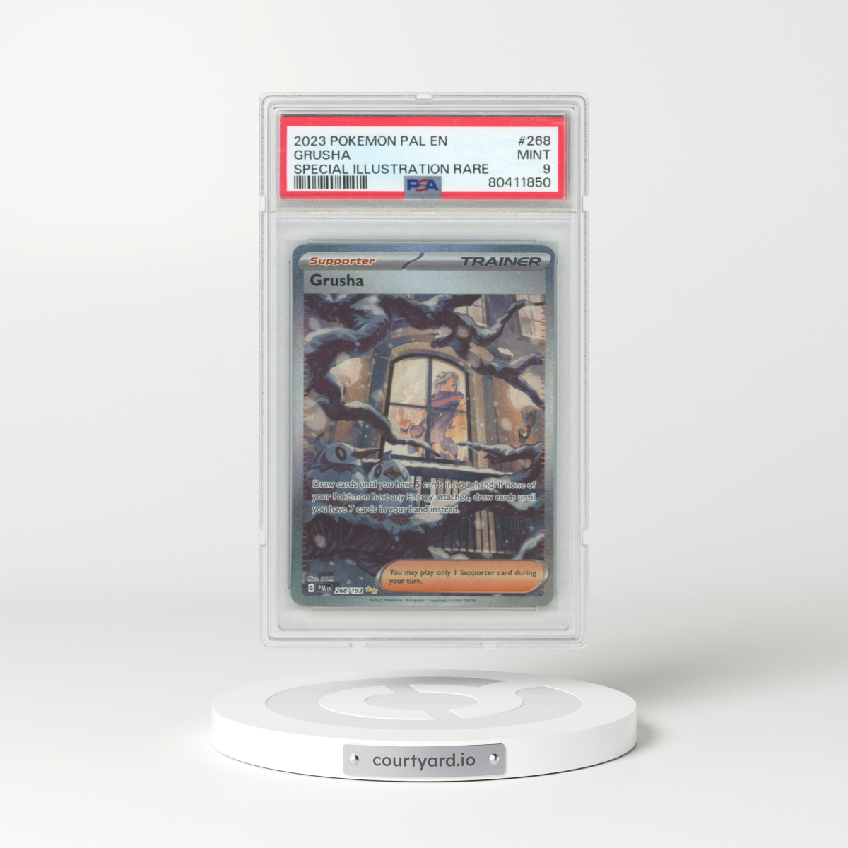 2023 Paldea Evolved - PAL EN #268 Grusha (PSA 9 MINT)