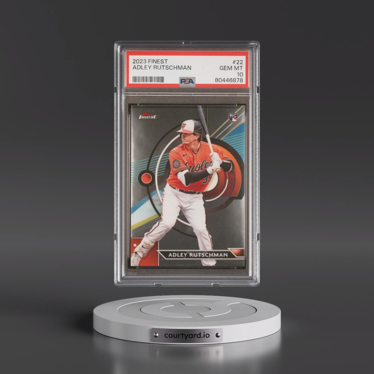 2023 Topps Finest Adley Rutschman #22 PSA 10