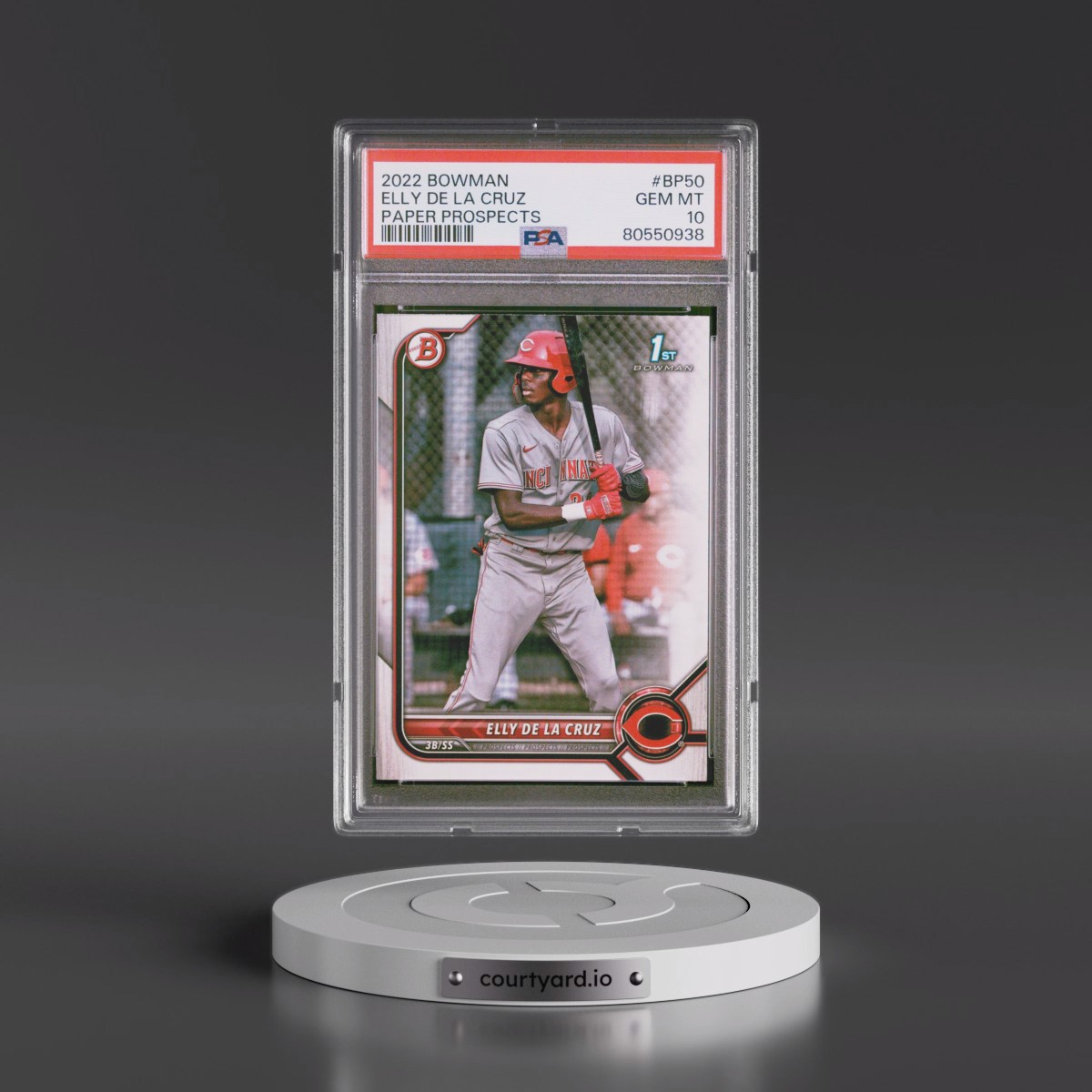 2022 Bowman Paper Prospects #BP50 Elly de La Cruz (PSA 10 GEM MINT)