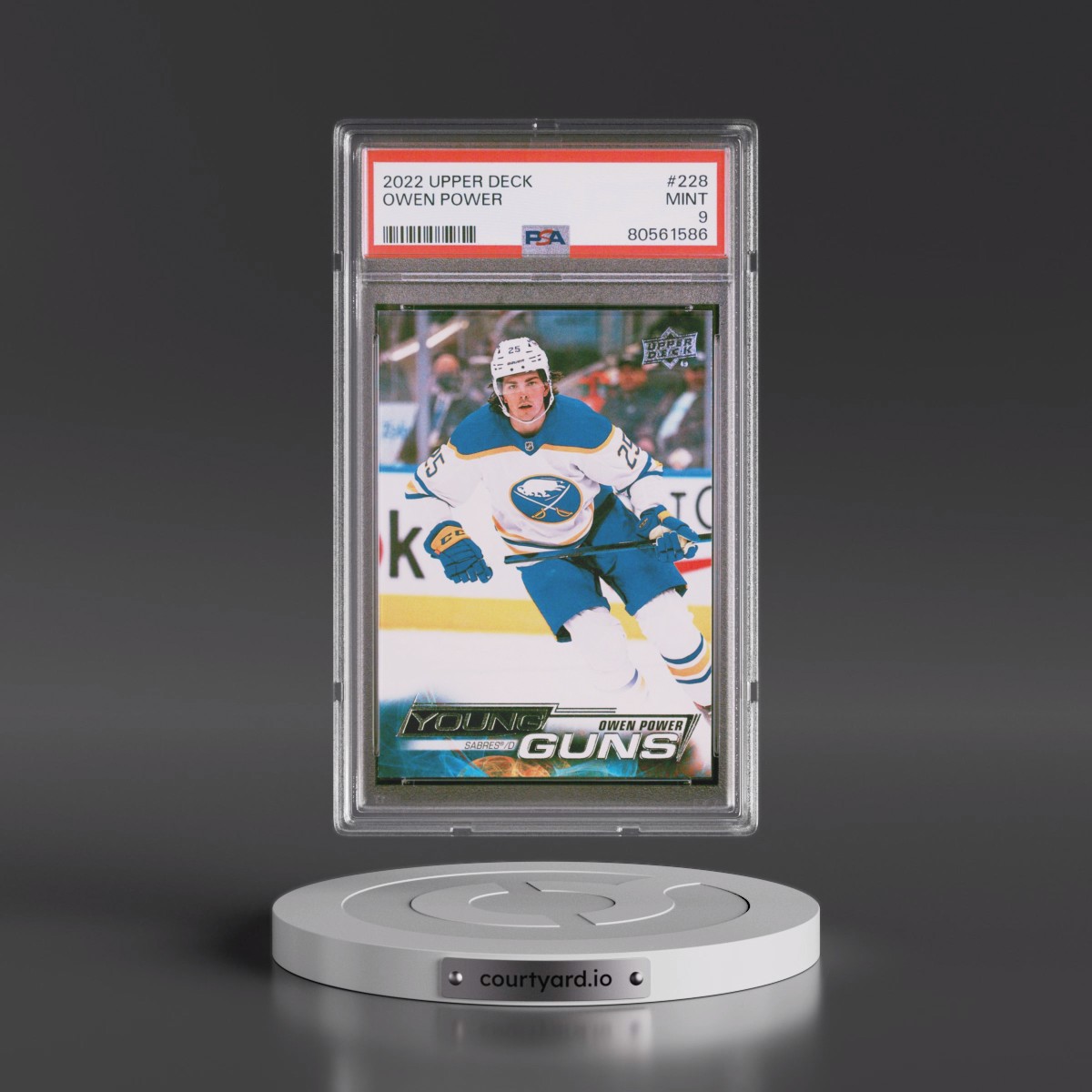 2022 Upper Deck #228 Owen Power (PSA 9 MINT)
