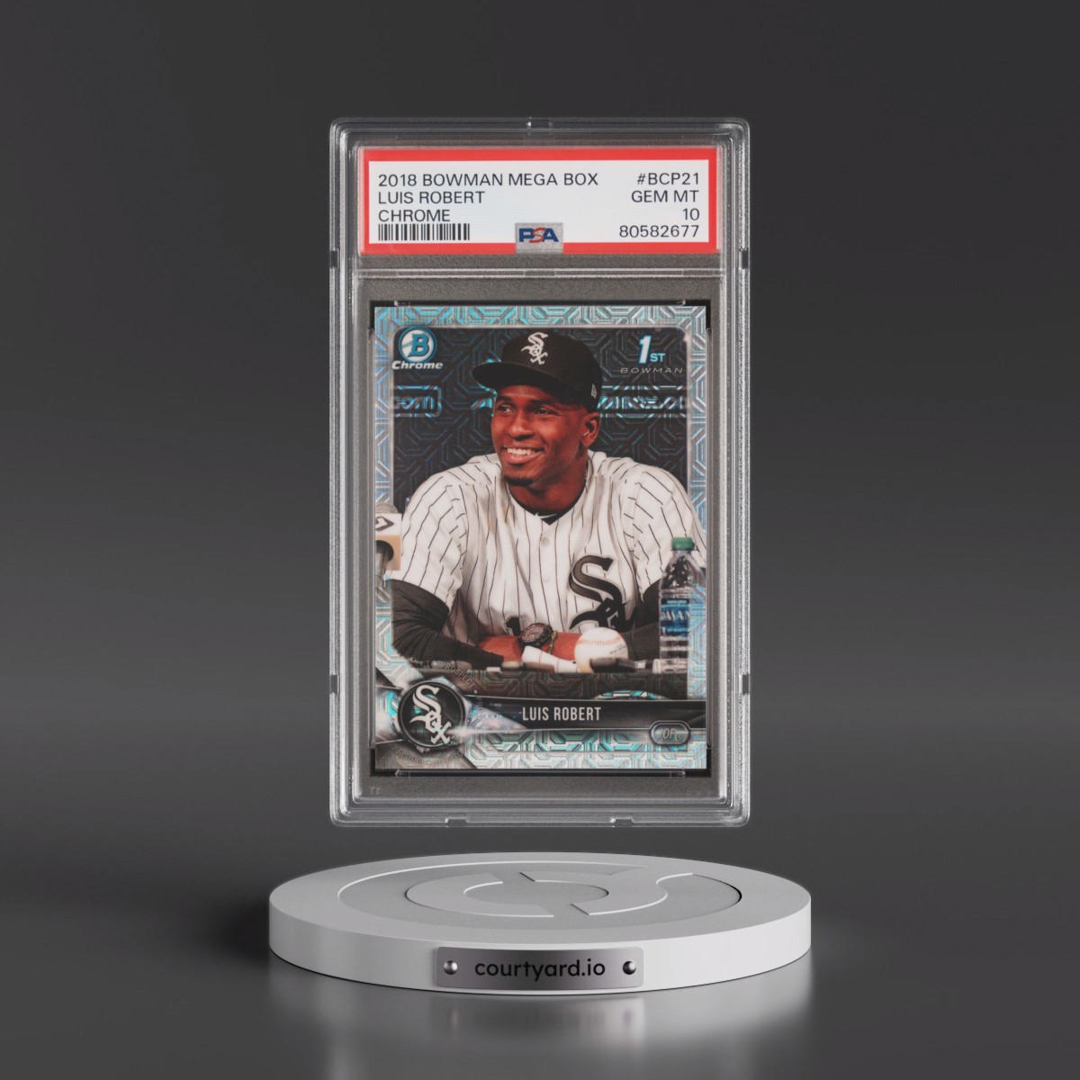 2018 Bowman Mega Box Chrome #BCP21 Luis Robert (PSA 10 GEM MINT)