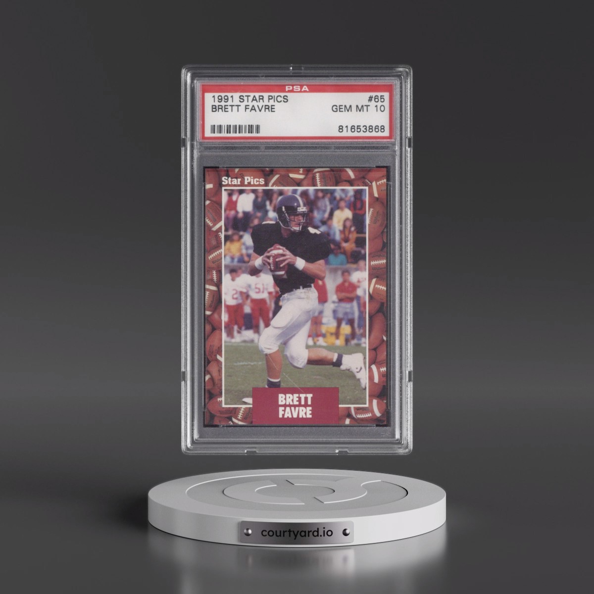 1991 Star Pics #65 Brett Favre (PSA 10 GEM MINT)