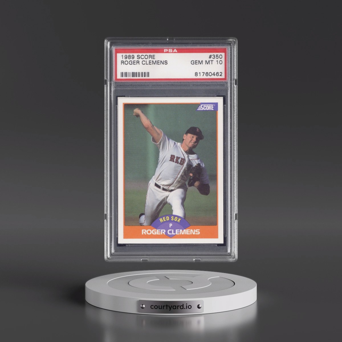 1989 Score Roger Clemens #350 PSA 10