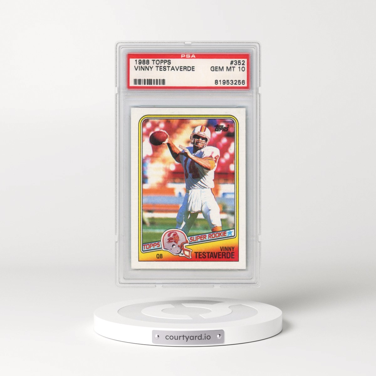 1988 Topps #352 Vinny Testaverde (PSA 10 GEM MINT)