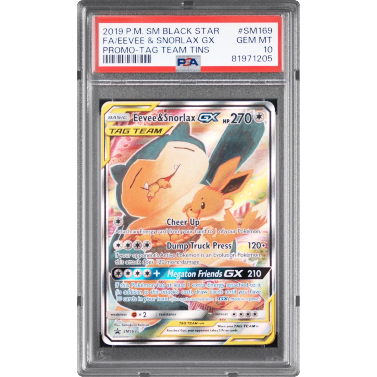 Eevee & Snorlax GX card artwork