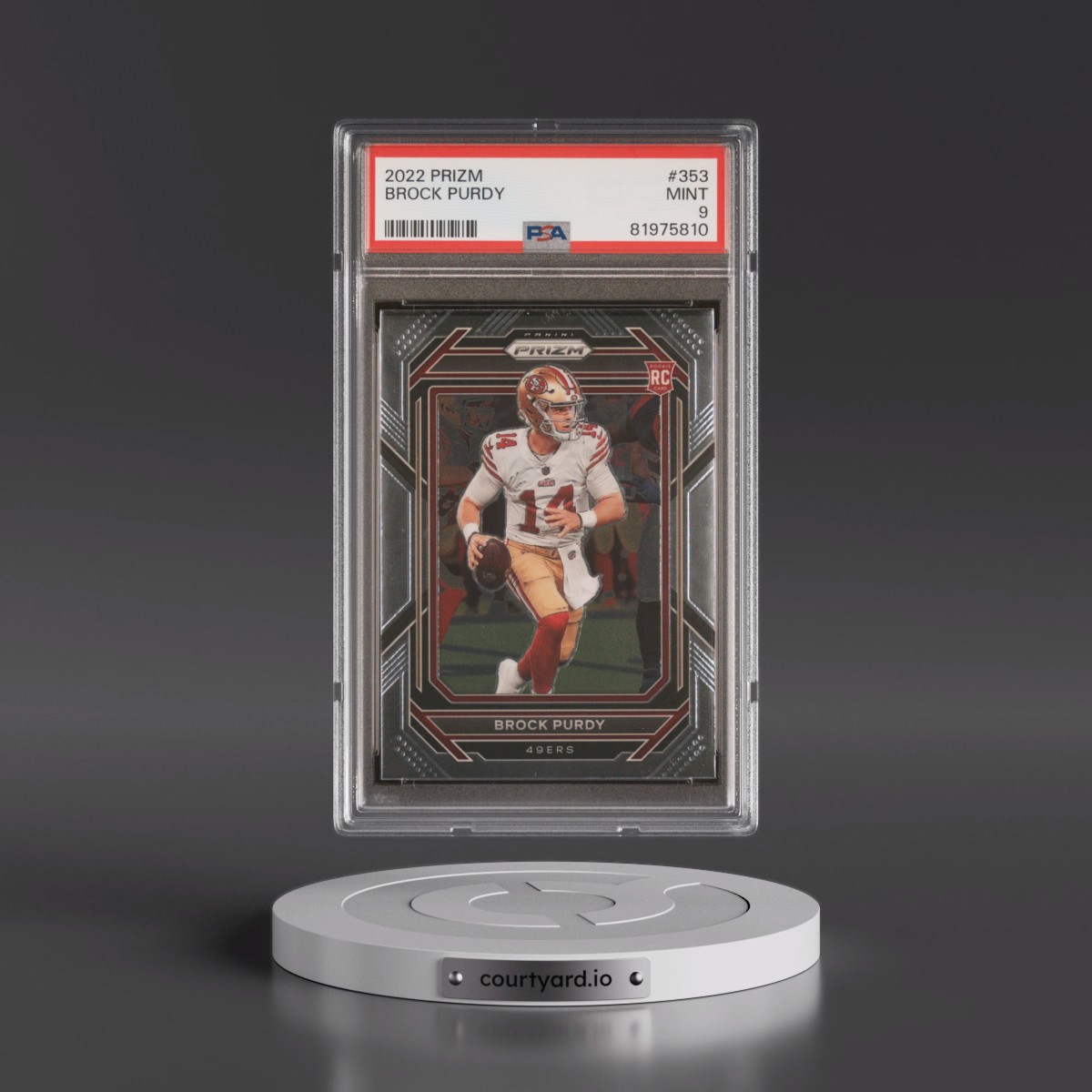 2022 Panini Prizm Brock Purdy #353 PSA 9