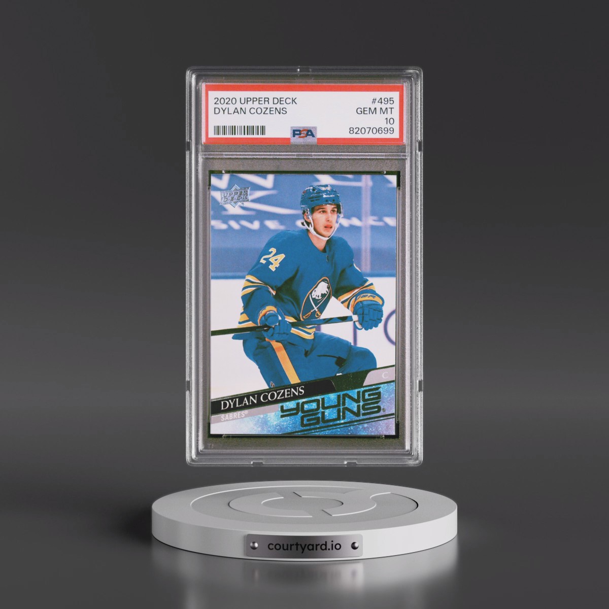 2020 Upper Deck #495 Dylan Cozens (PSA 10 GEM MINT)
