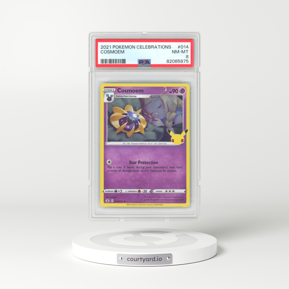 2021 Celebrations #14 Cosmoem (PSA 8 NM-MT)