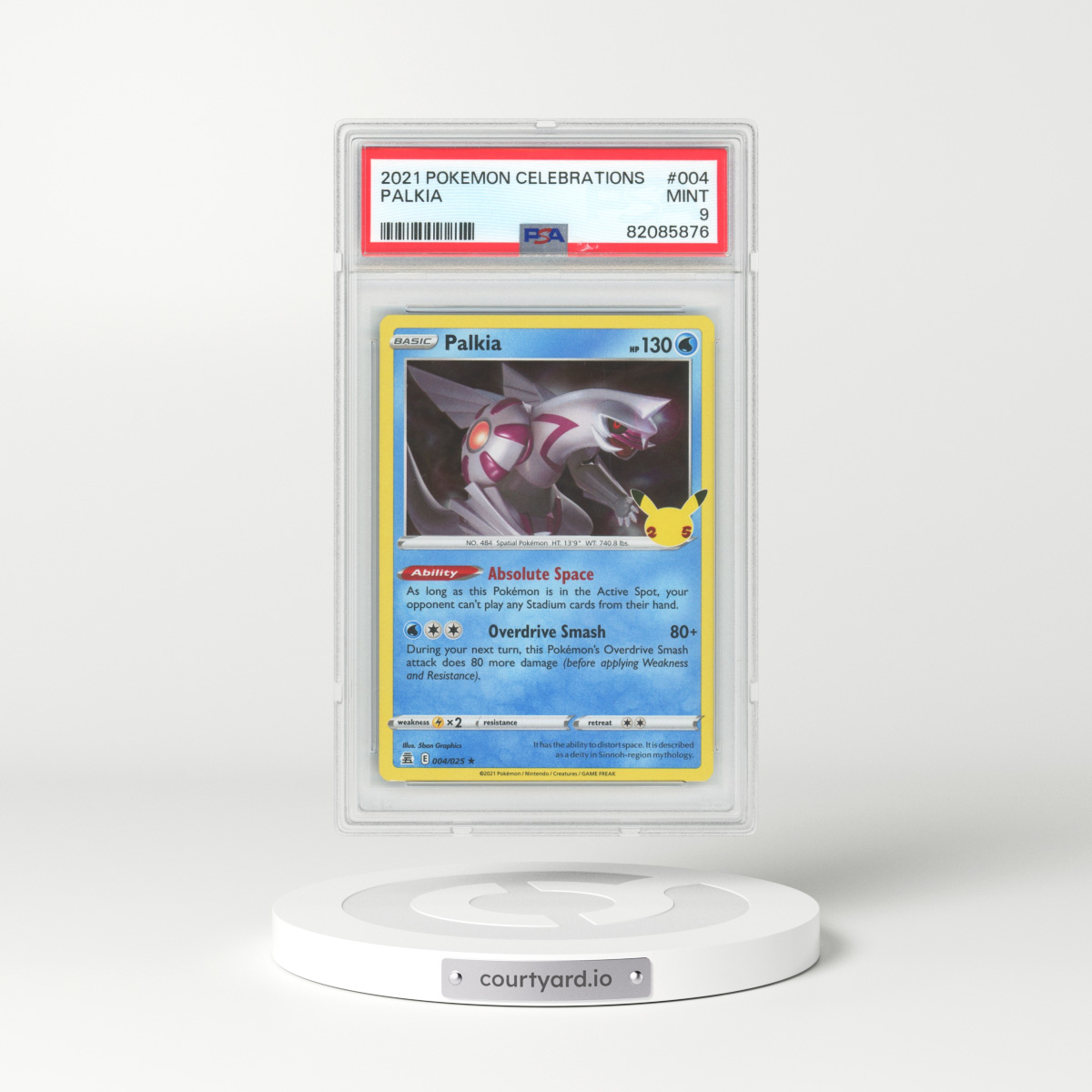 2021 Celebrations #4 Palkia (PSA 9 MINT)