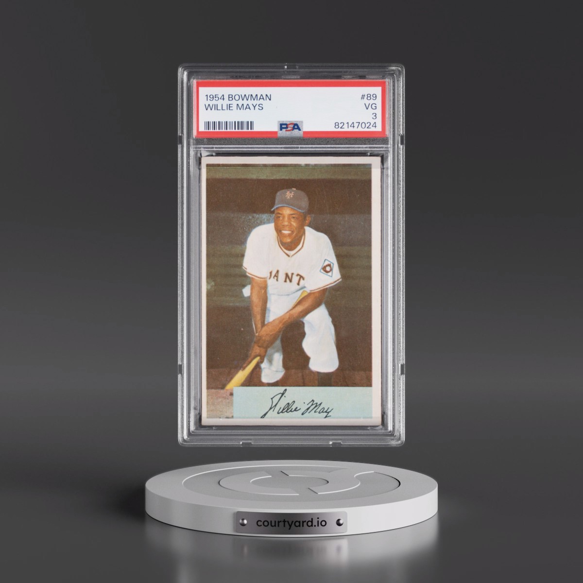 1954 Bowman #89 Willie Mays (PSA 3 VG)