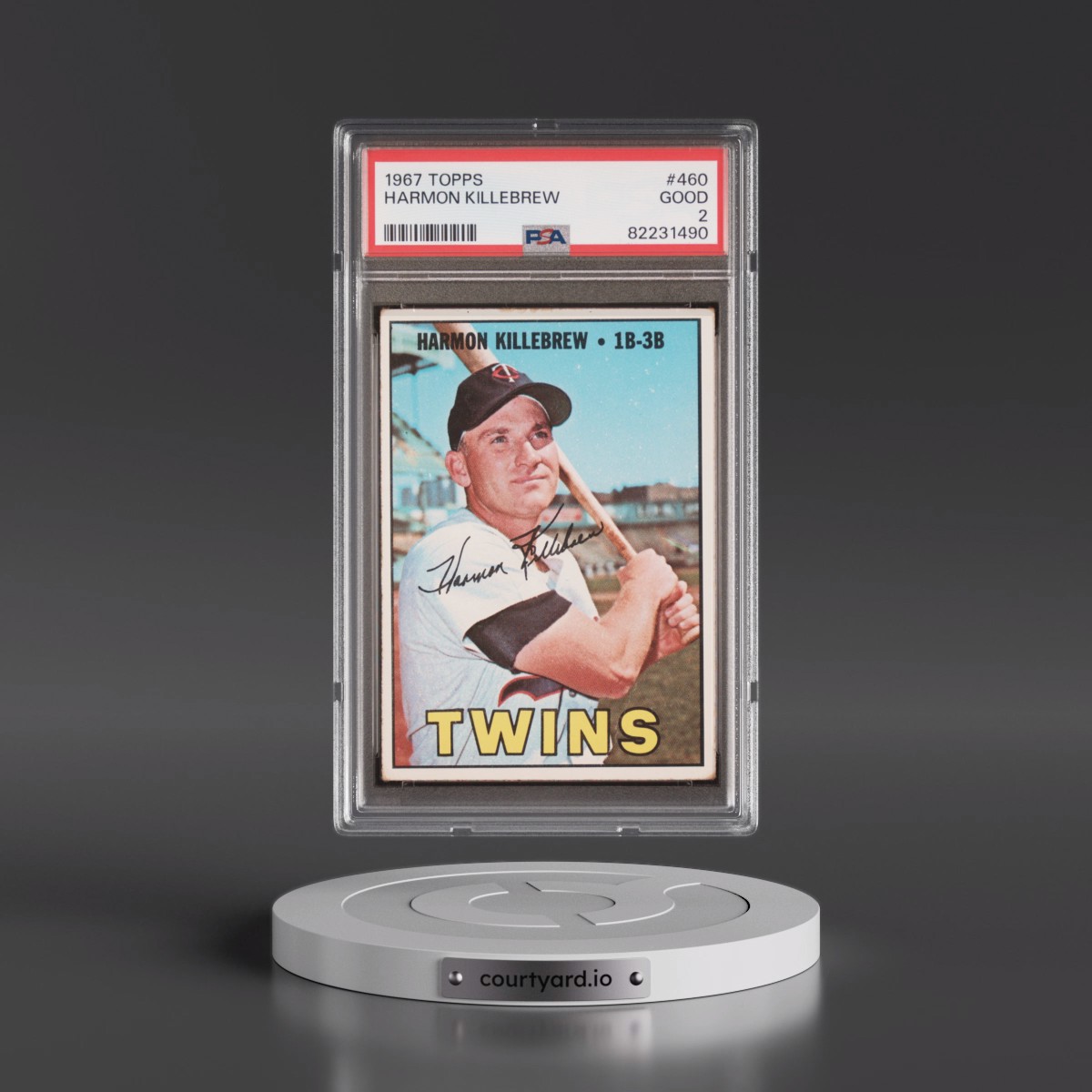 1967 Topps #460 Harmon Killebrew (PSA 2 GOOD)