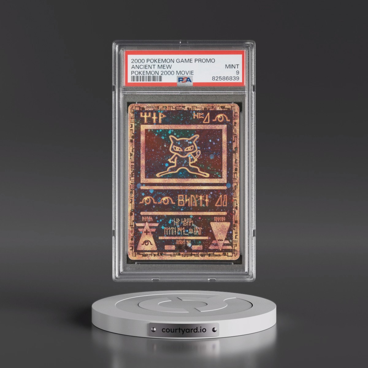 2000 Pokémon Game Movie Ancient Mew - Pokemon 2000 Movie PSA 9