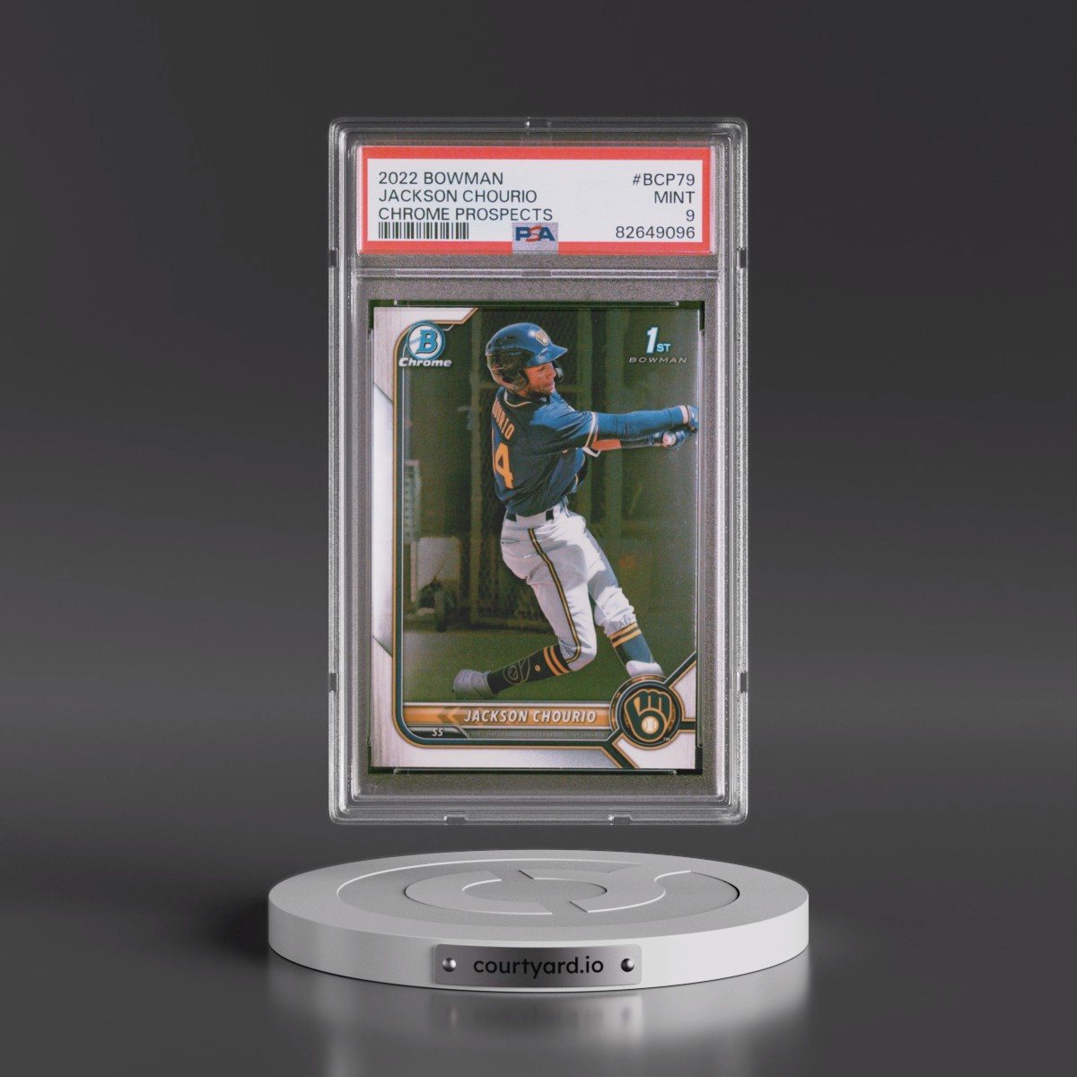 2022 Bowman Chrome Prospects #BCP79 Jackson Chourio (PSA 9 MINT)