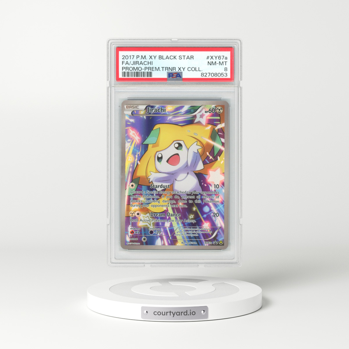 2017 XY Promos #XY67a Jirachi (PSA 8 NM-MT)