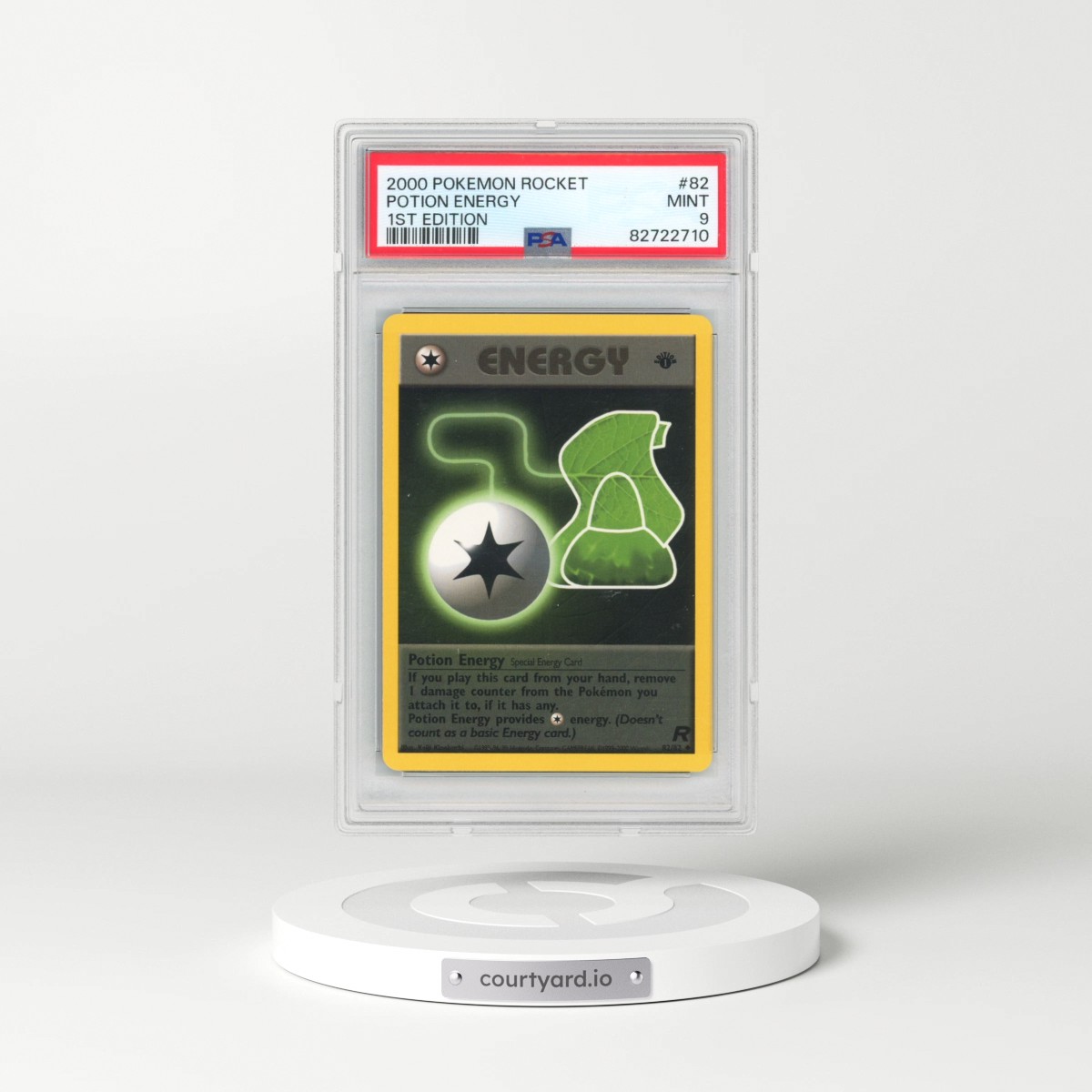 2000 Pokémon Rocket #82 Potion Energy - 1st Edition (PSA 9 MINT)