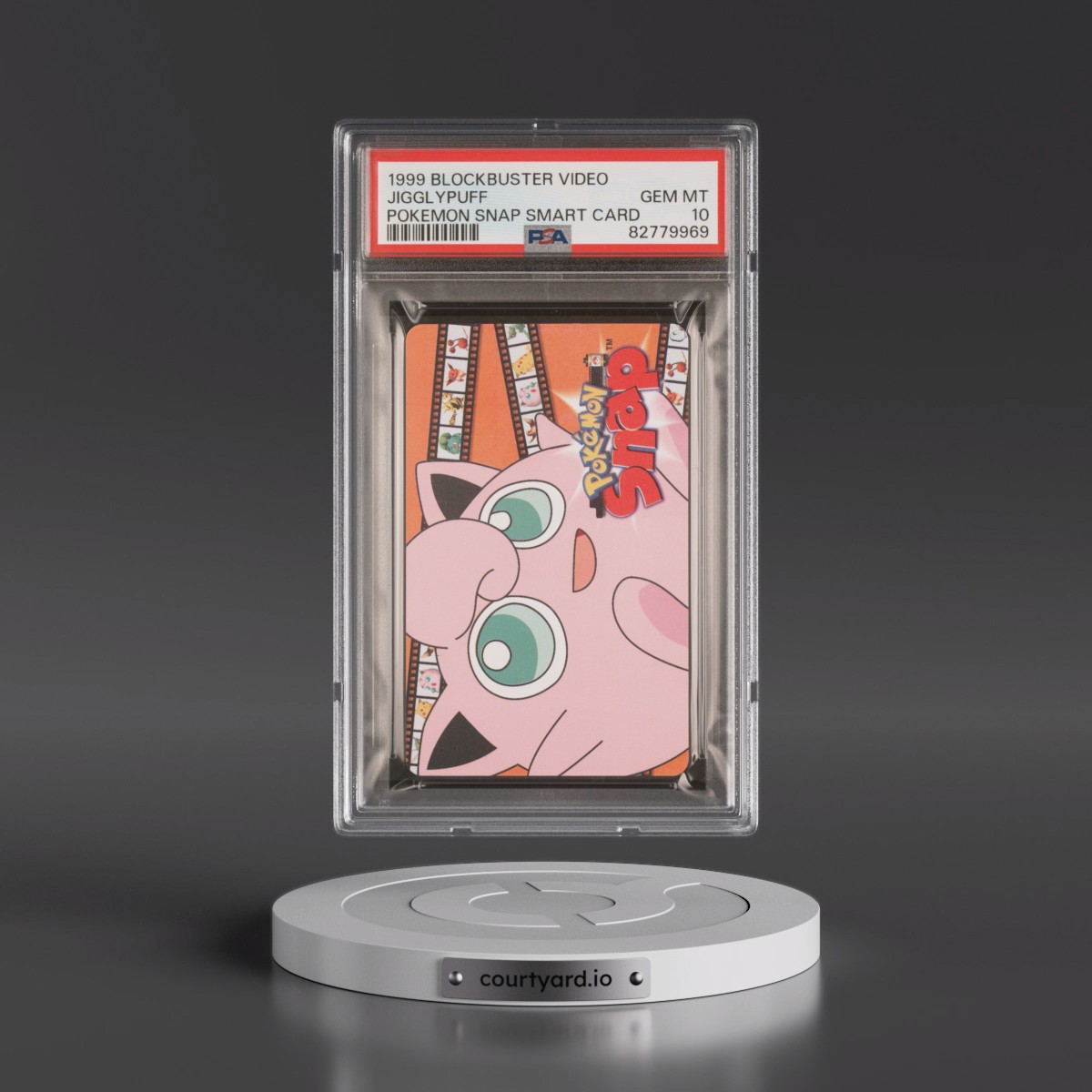 1999 Gemplus Nintendo Pokémon Snap Smart Cards Jigglypuff - Blockbuster Video (PSA 10 GEM MINT)