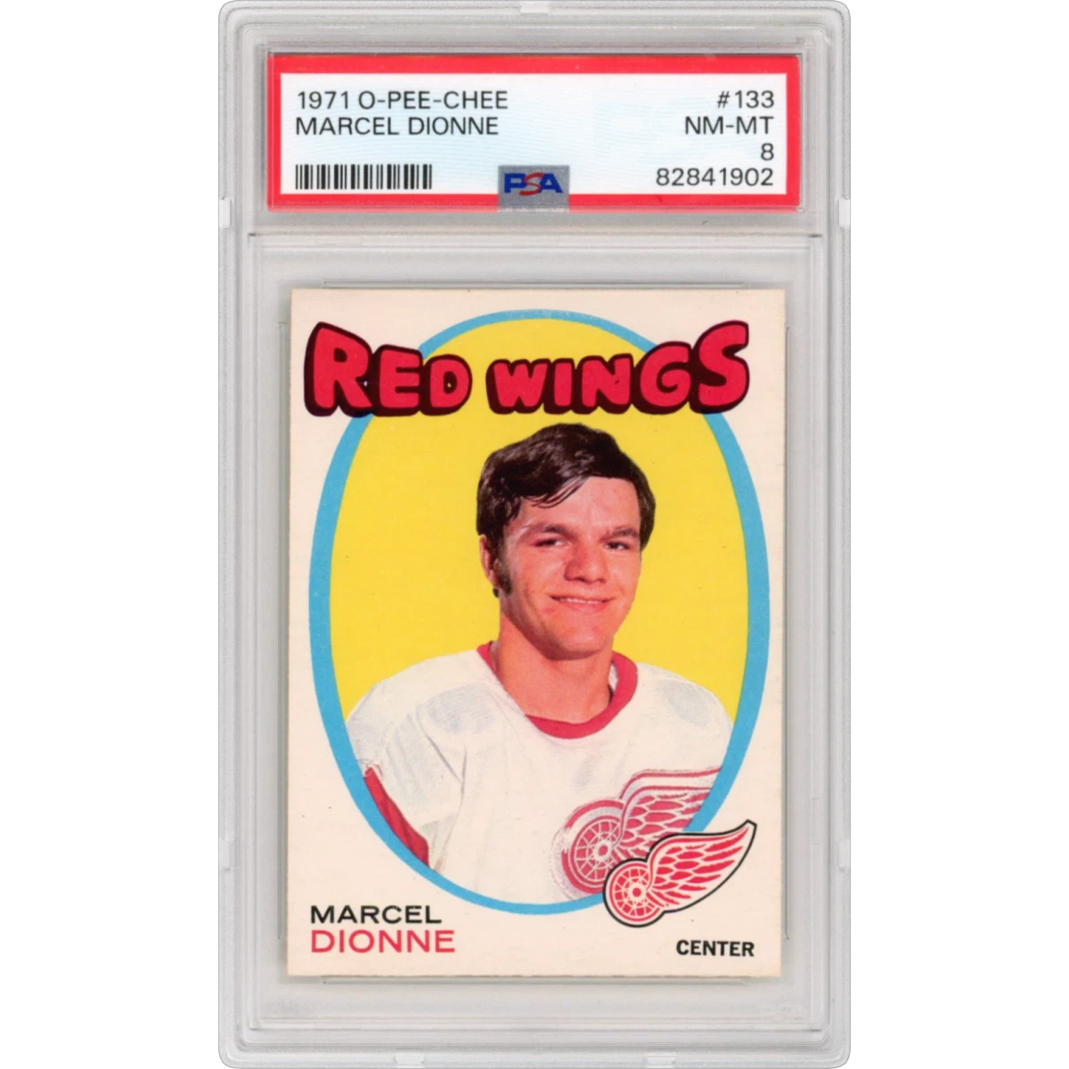 1971 O-Pee-Chee #133 Marcel Dionne, PSA 8