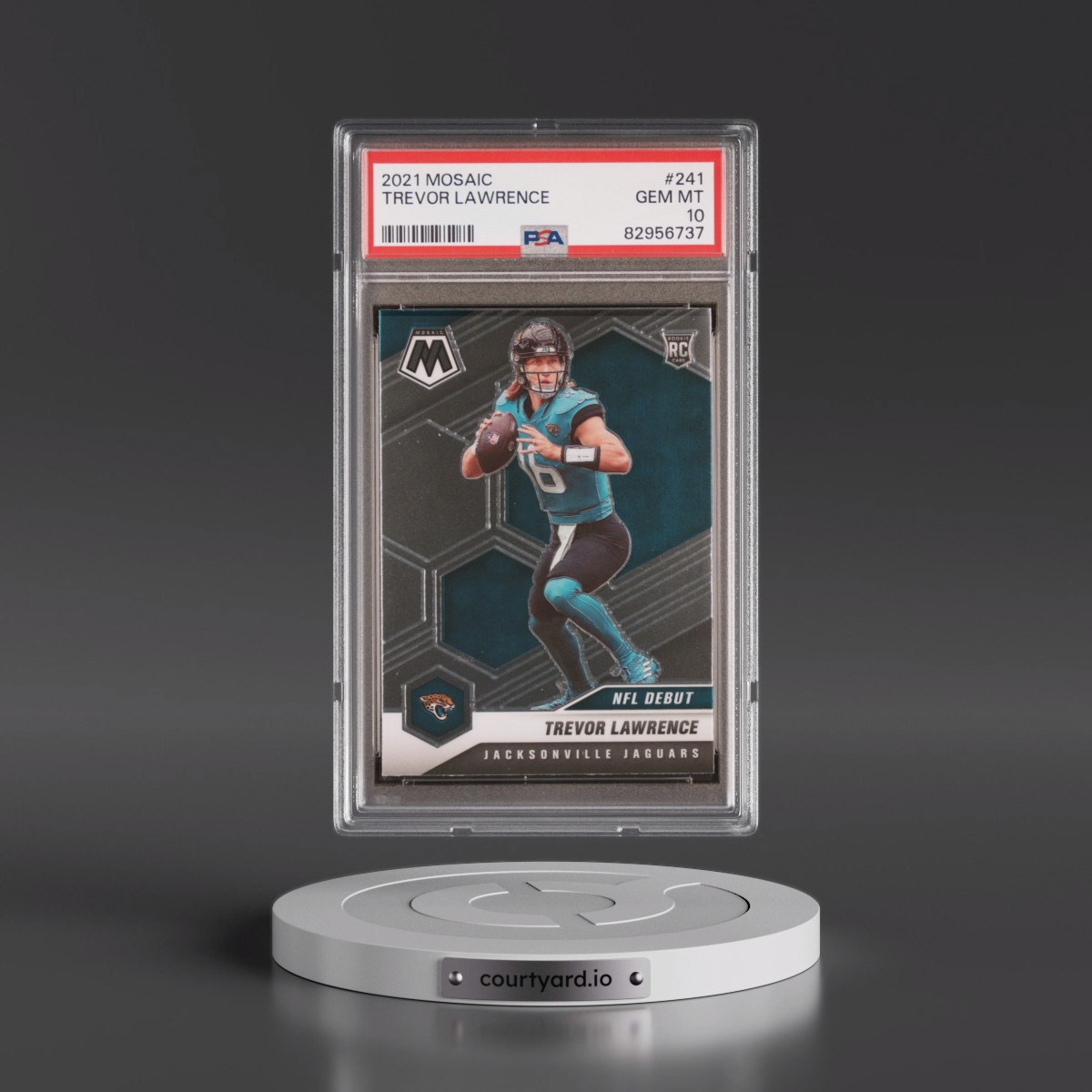 2021 Panini Mosaic Trevor Lawrence #241 PSA 10