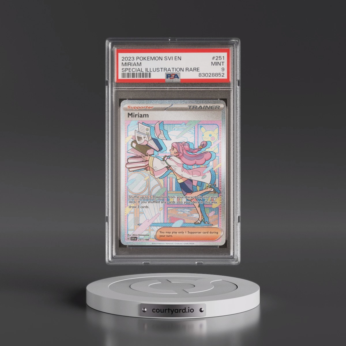 2023 Pokémon Svi EN-Scarlet & Violet #251 Miriam - Special Illustration Rare (PSA 9 MINT)
