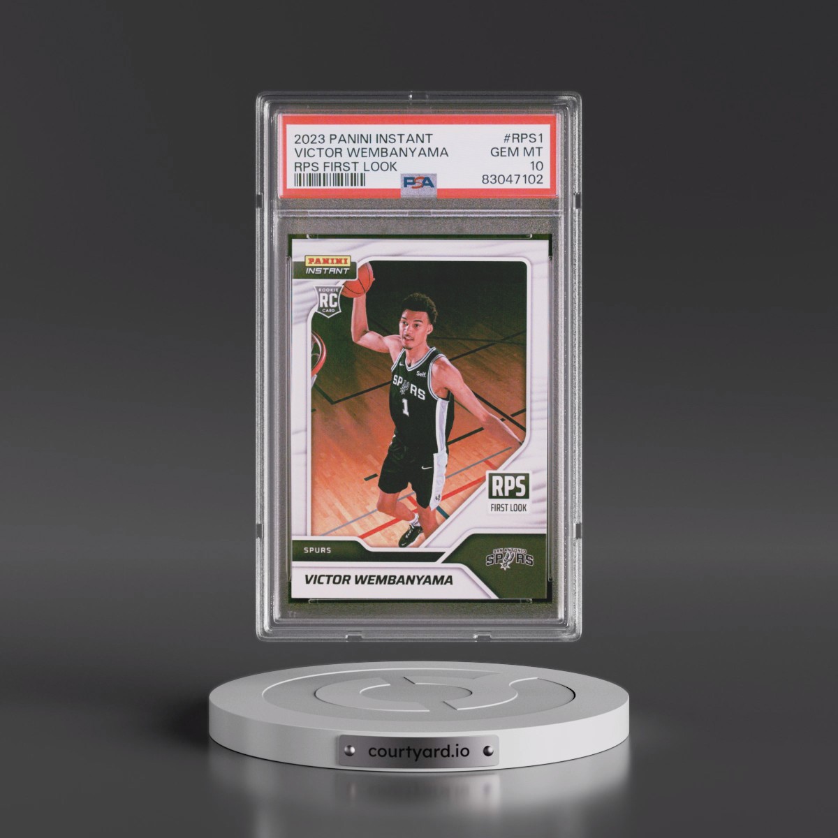 2023 Panini Instant Rps First Look #RPS1 Victor Wembanyama (PSA 10 GEM MINT)