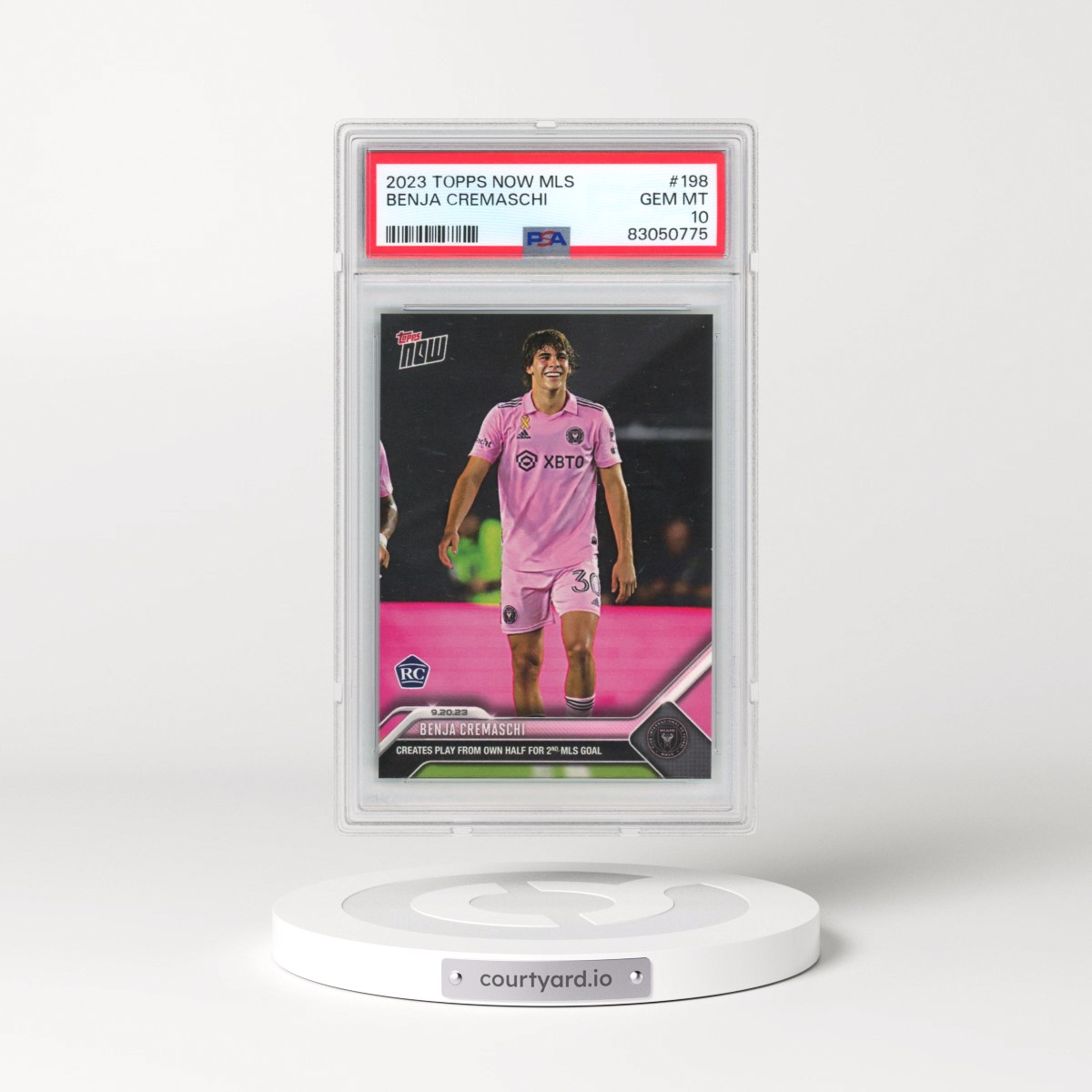 2023 Topps Now MLS #198 Benja Cremaschi (PSA 10 GEM MINT)
