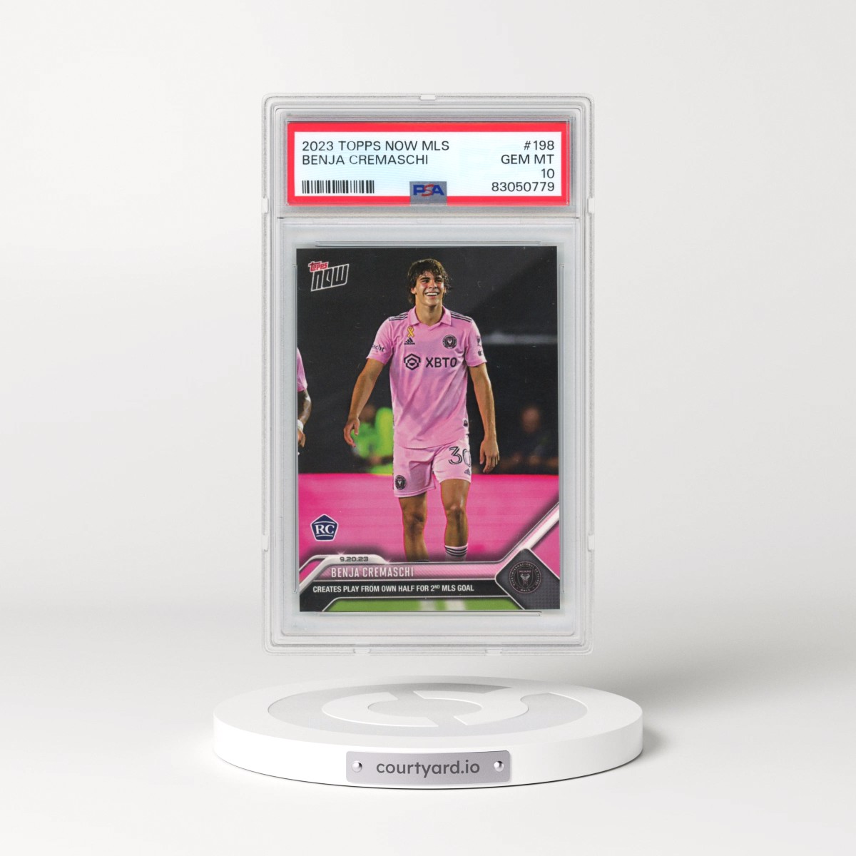 2023 Topps Now MLS #198 Benja Cremaschi (PSA 10 GEM MINT)