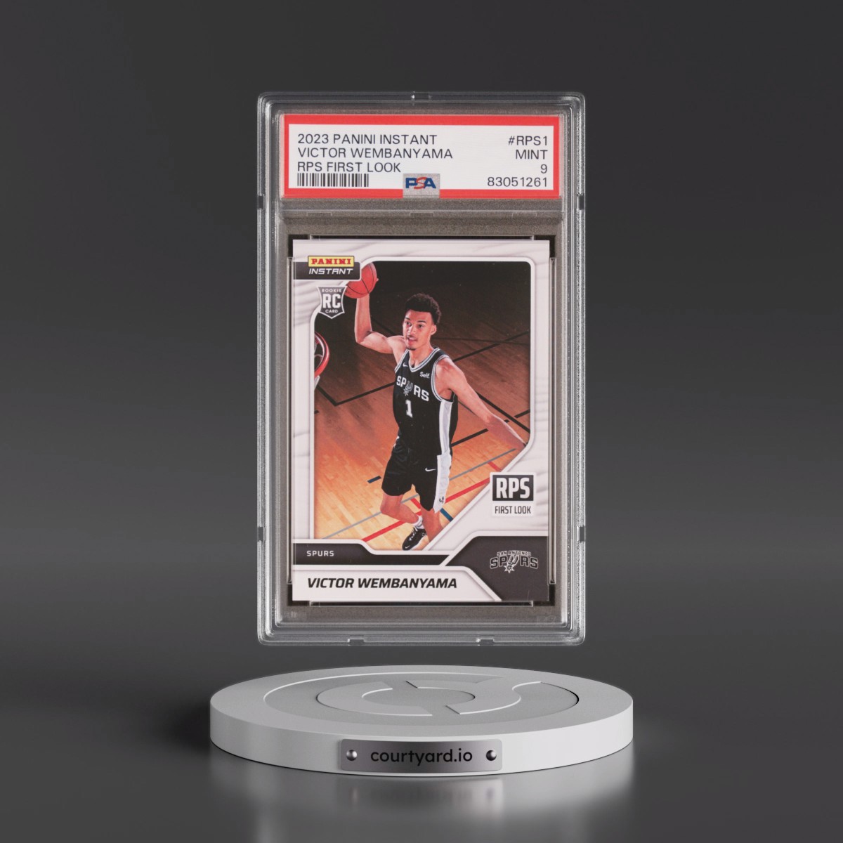 2023 Panini Instant Rps First Look #RPS1 Victor Wembanyama (PSA 9 MINT)