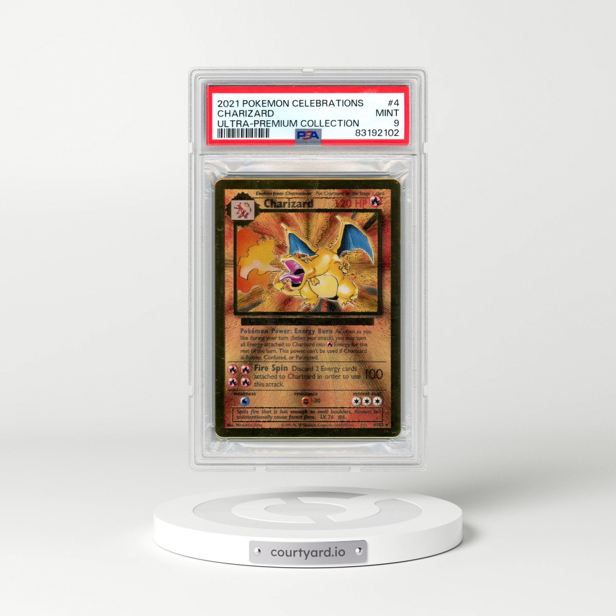 2021 Pokémon Celebrations Ultra-Premium Collection #4 Charizard (PSA 9 MINT)