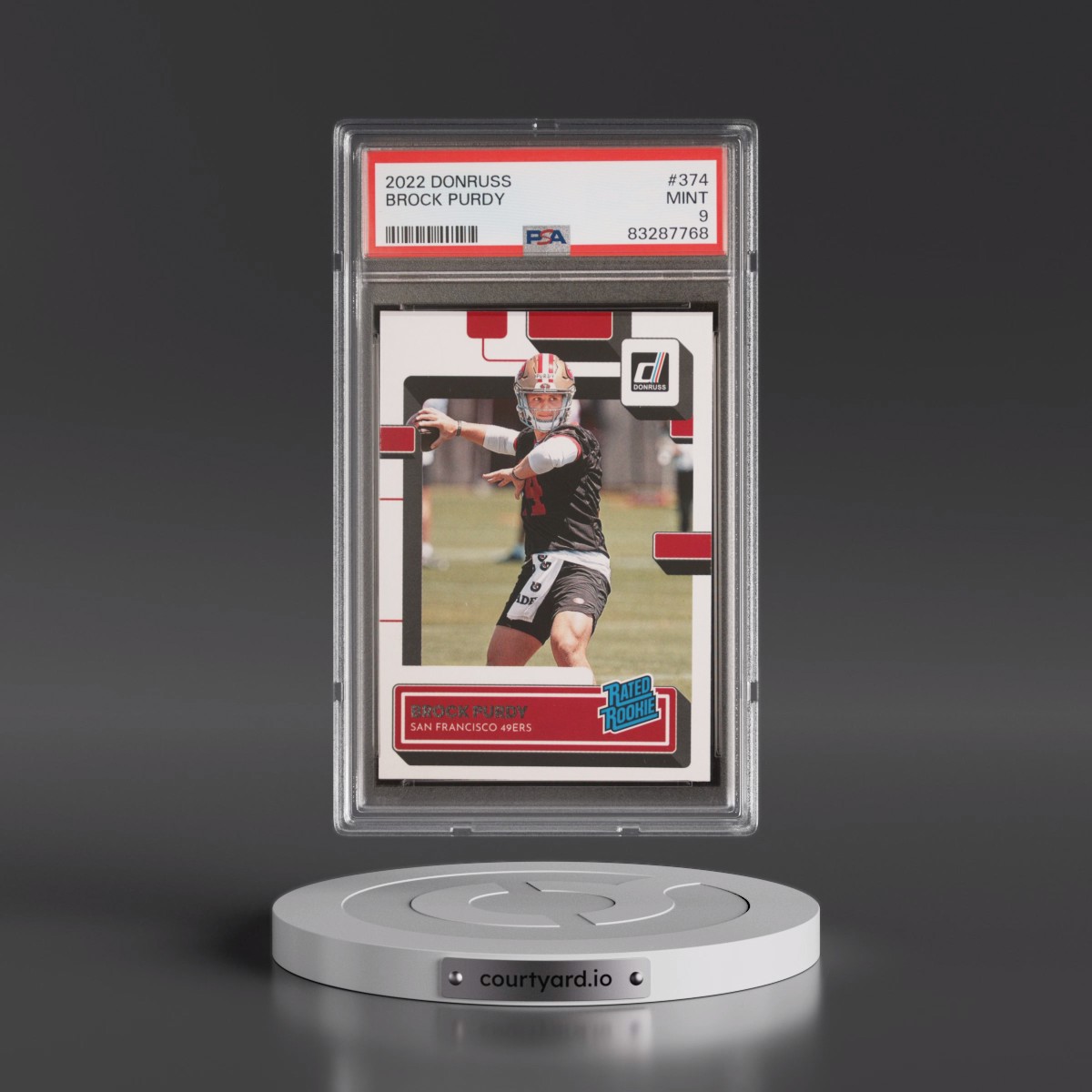2022 Panini Donruss #374 Brock Purdy (PSA 9 MINT)