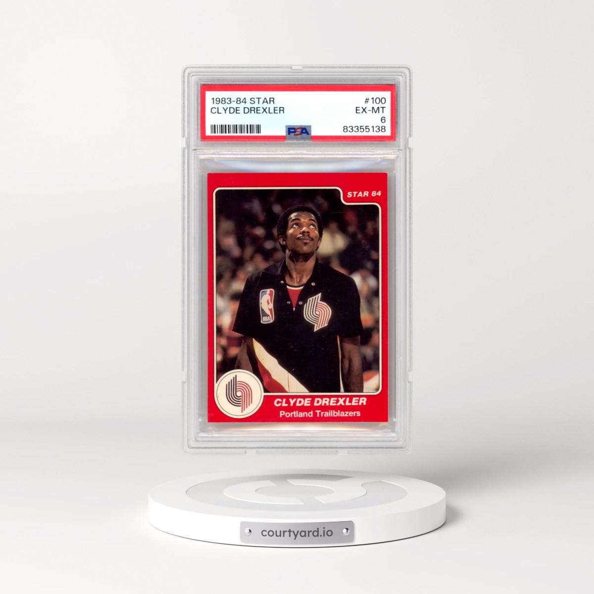 1983-84 Star #100 Clyde Drexler (PSA 6 EX-MT)