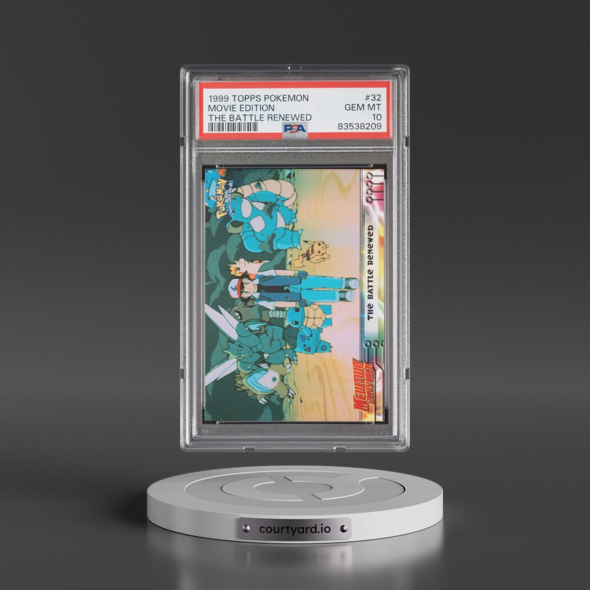 1999 Topps Pokémon the Movie Edt #32 Movie Edition - The Battle Renewed (PSA 10 GEM MINT)