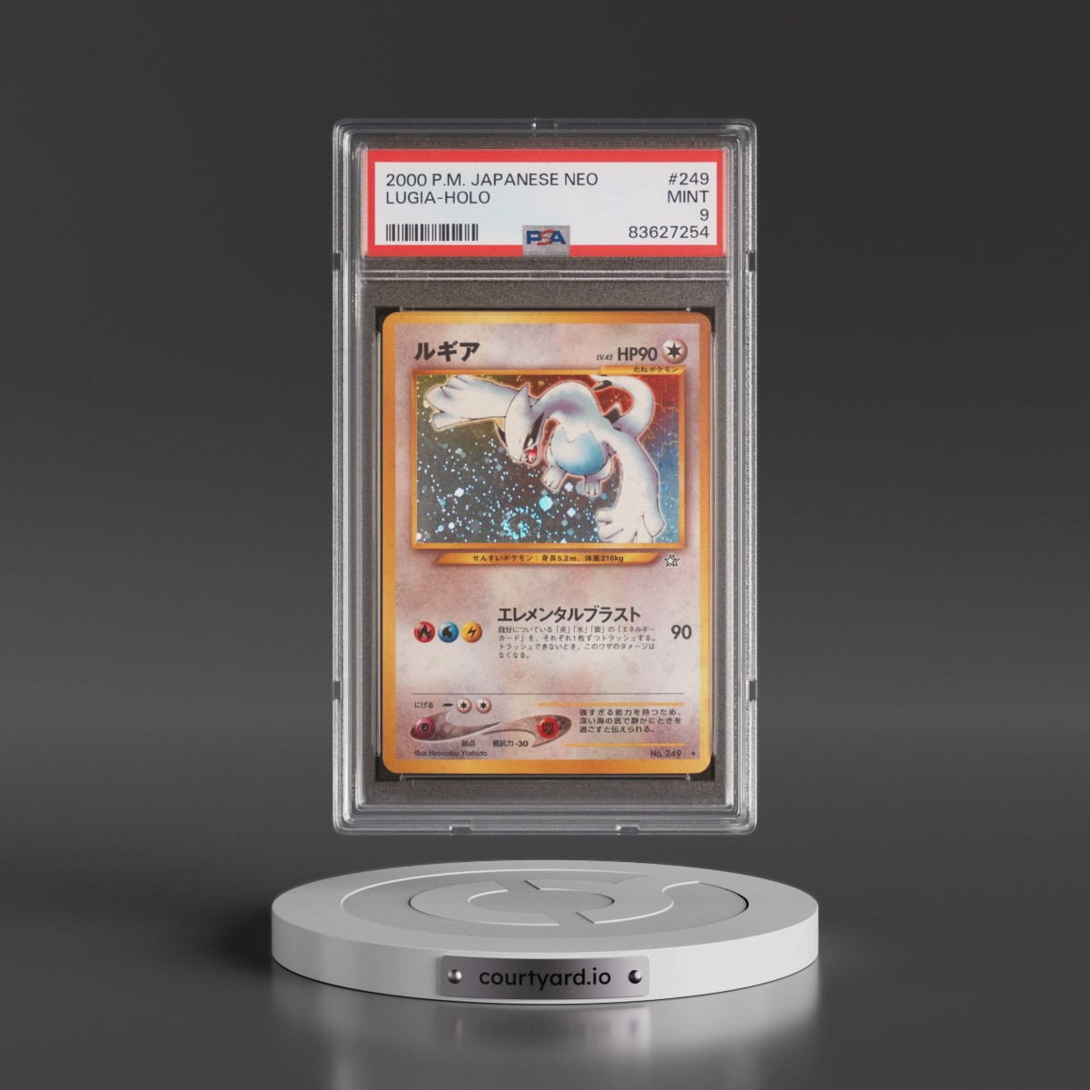 2000 Pokémon Neo #249 Lugia - Holo (PSA 9 MINT)