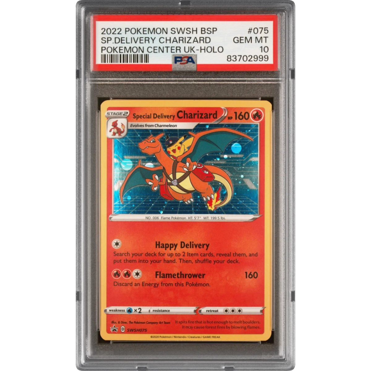 Special Delivery Charizard card artwork