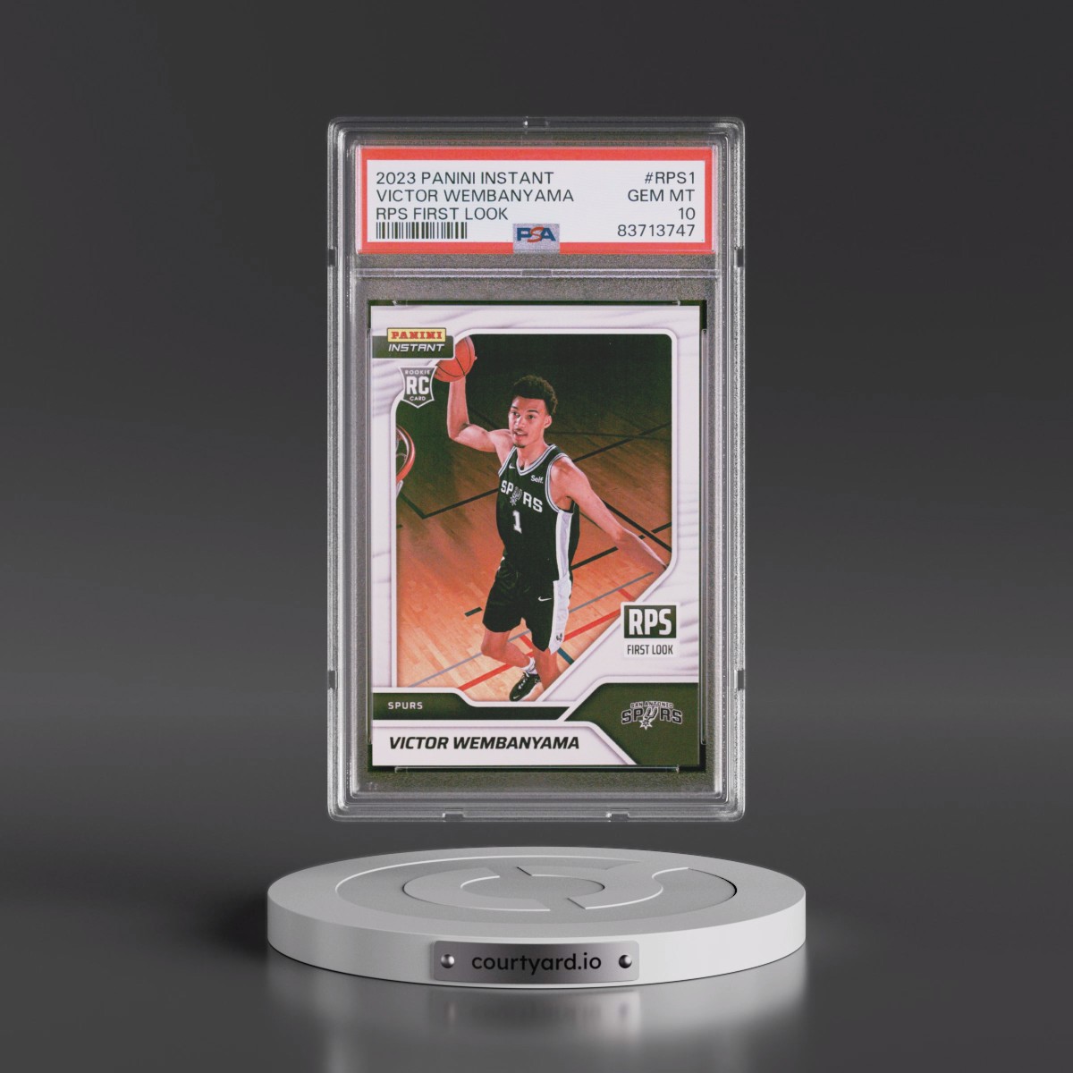 2023 Panini Instant Rps First Look #RPS1 Victor Wembanyama (PSA 10 GEM MINT)