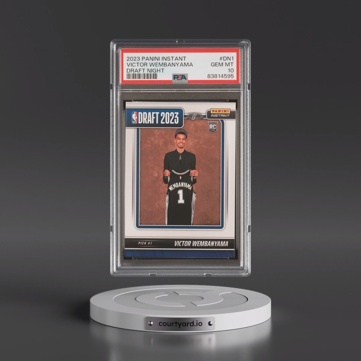 2023 Panini Instant Draft Night #DN1 Victor Wembanyama (PSA 10 GEM MINT)