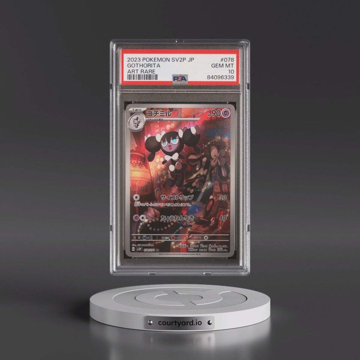 2023 Pokémon Sv2p-Snow Hazard #078 Gothorita - Art Rare (PSA 10 GEM MINT)