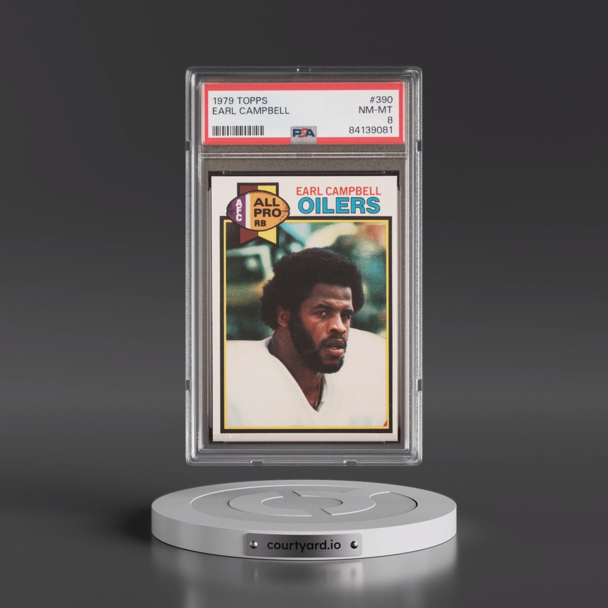 1979 Topps Earl Campbell #390 PSA 8