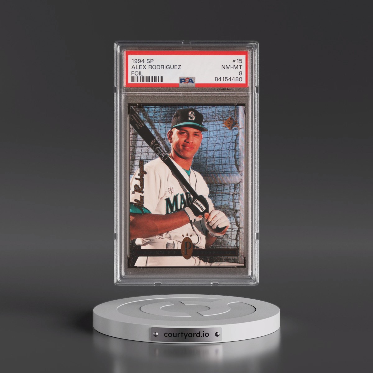 1994 SP #15 Alex Rodriguez - Foil (PSA 8 NM-MT)