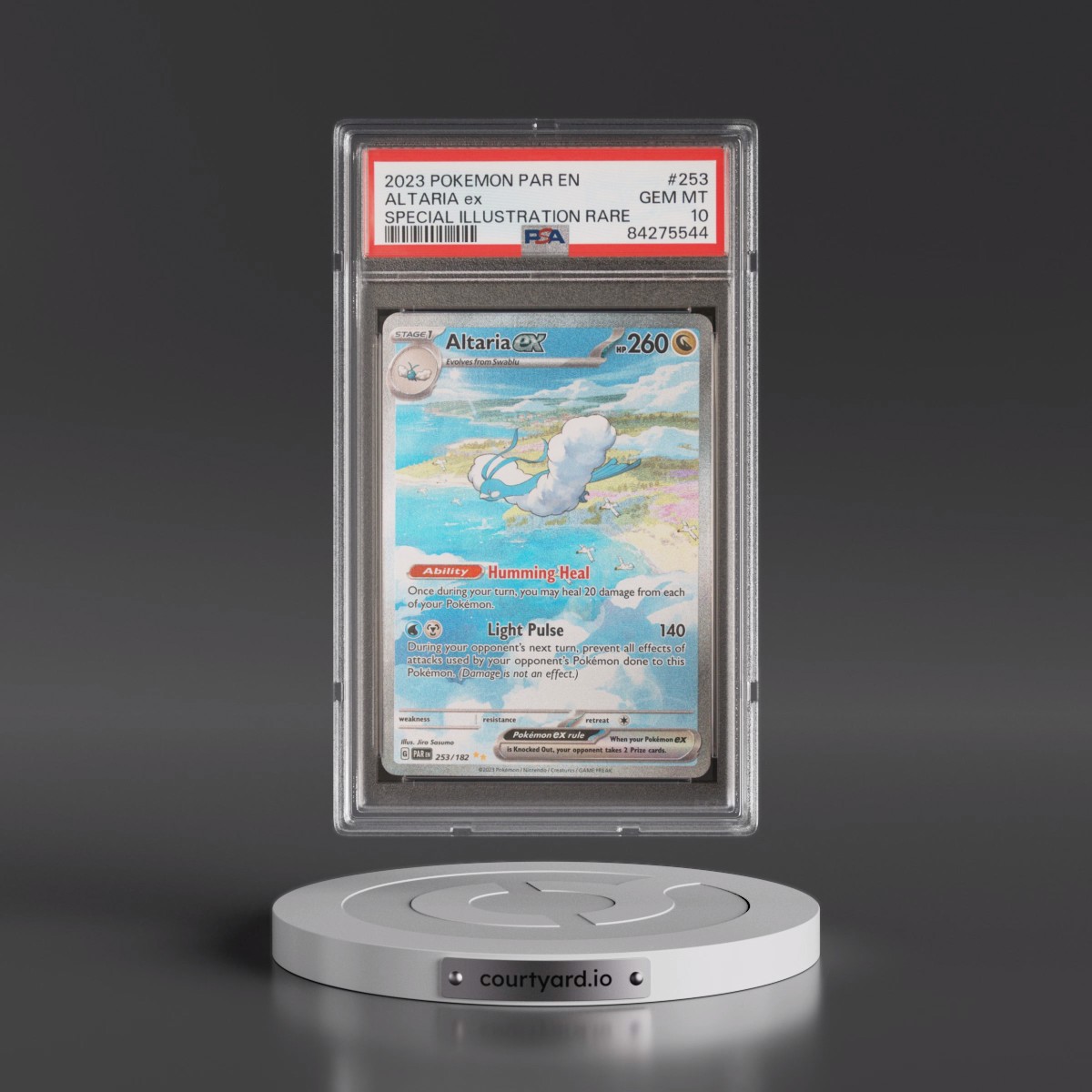2023 Pokémon Par EN-Paradox Rift #253 Altaria EX - Holo Special Illustration Rare (PSA 10 GEM MINT)