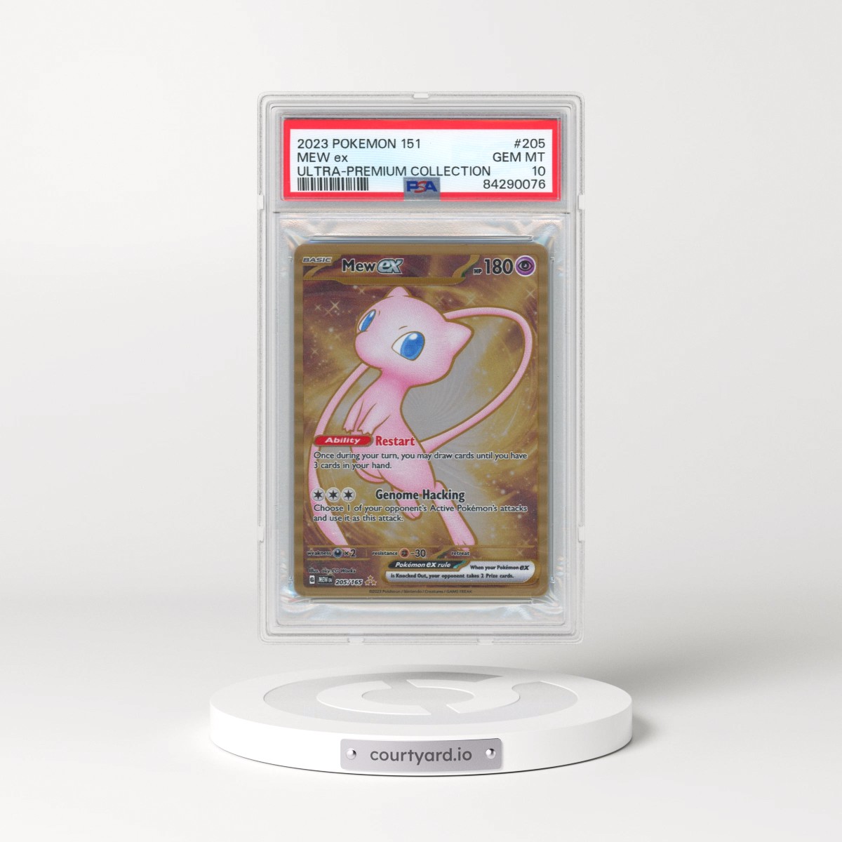 2023 Pokémon 151 Ultra-Premium Collection #205 Mew EX - Holo (PSA 10 GEM MINT)
