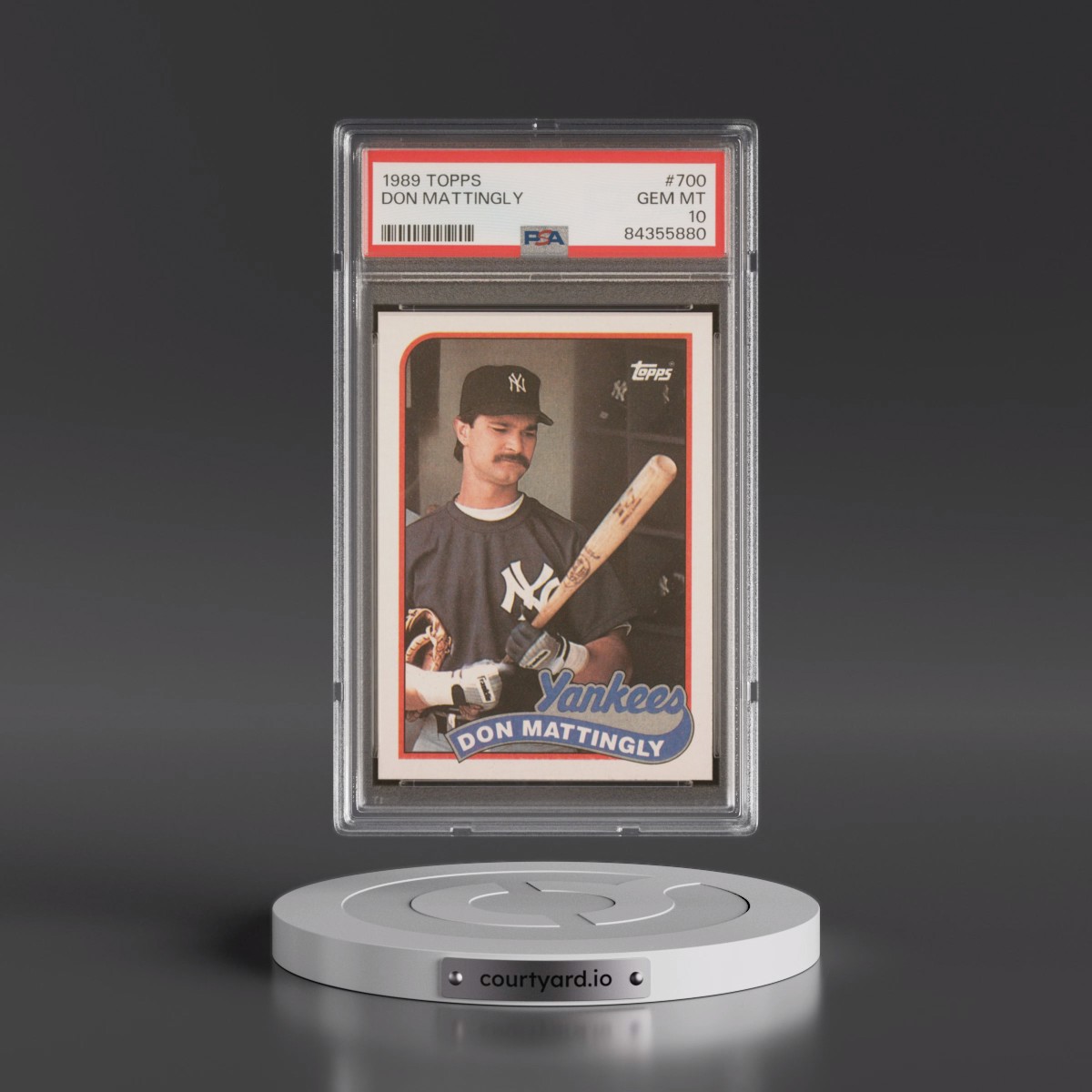 1989 Topps #700 Don Mattingly (PSA 10 GEM MINT)