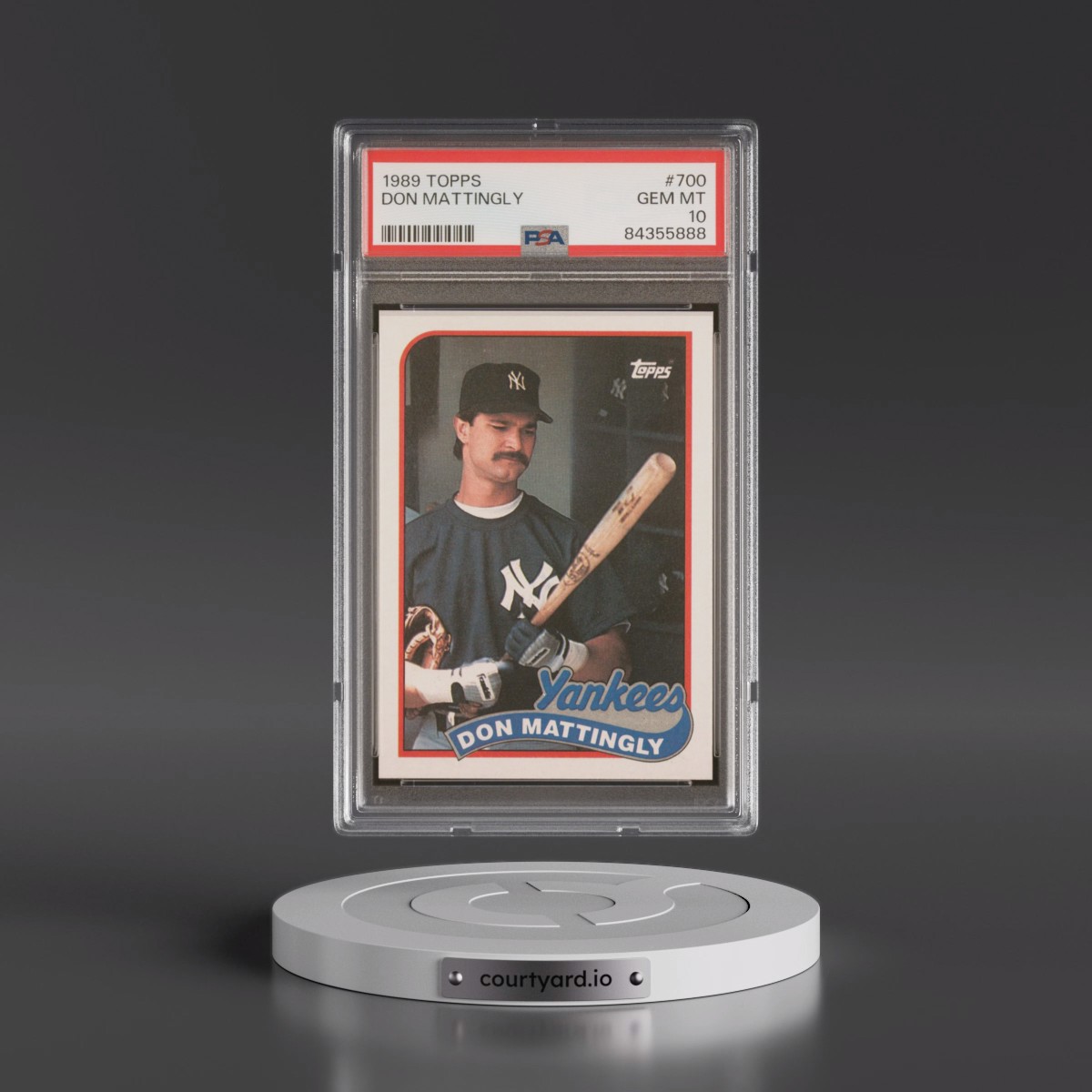 1989 Topps #700 Don Mattingly (PSA 10 GEM MINT)